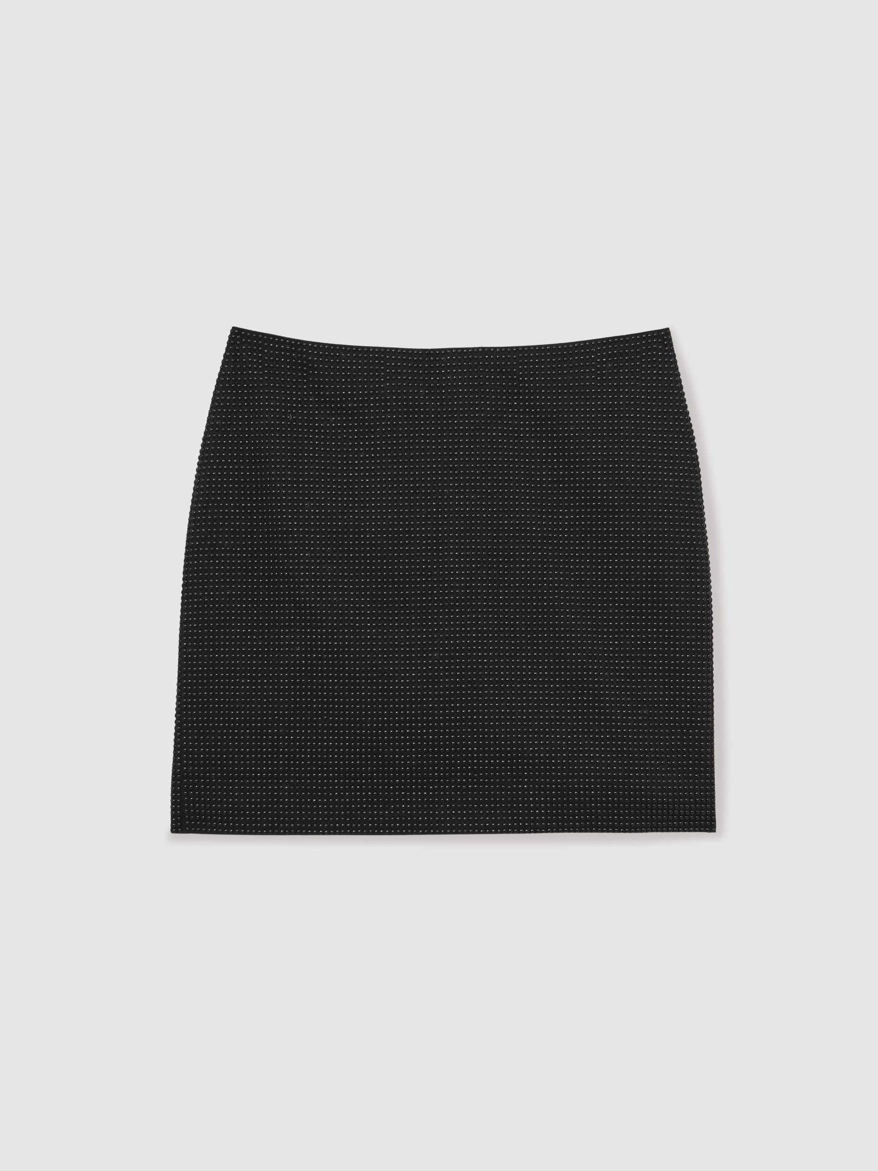 Atelier Embellished Mini Skirt in Black - Image 2 of 5