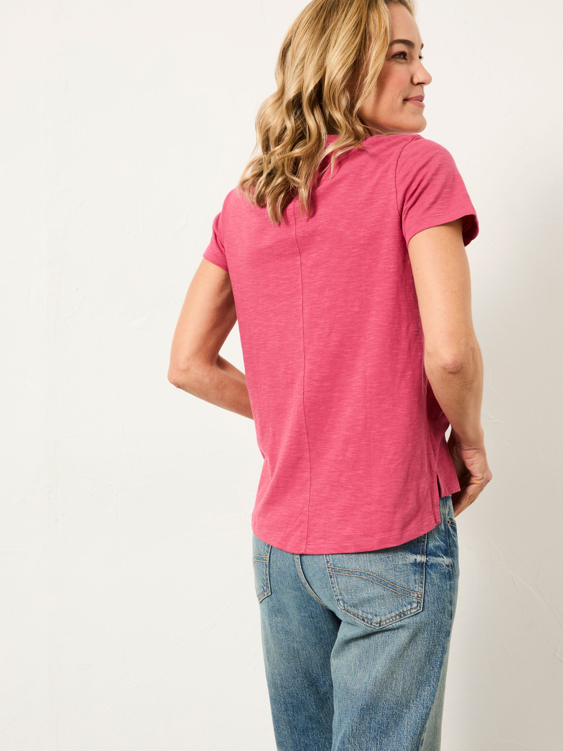 Natalie Fuchsia Pink/Navy Blue 2 Pack T Shirt - Image 3 of 7