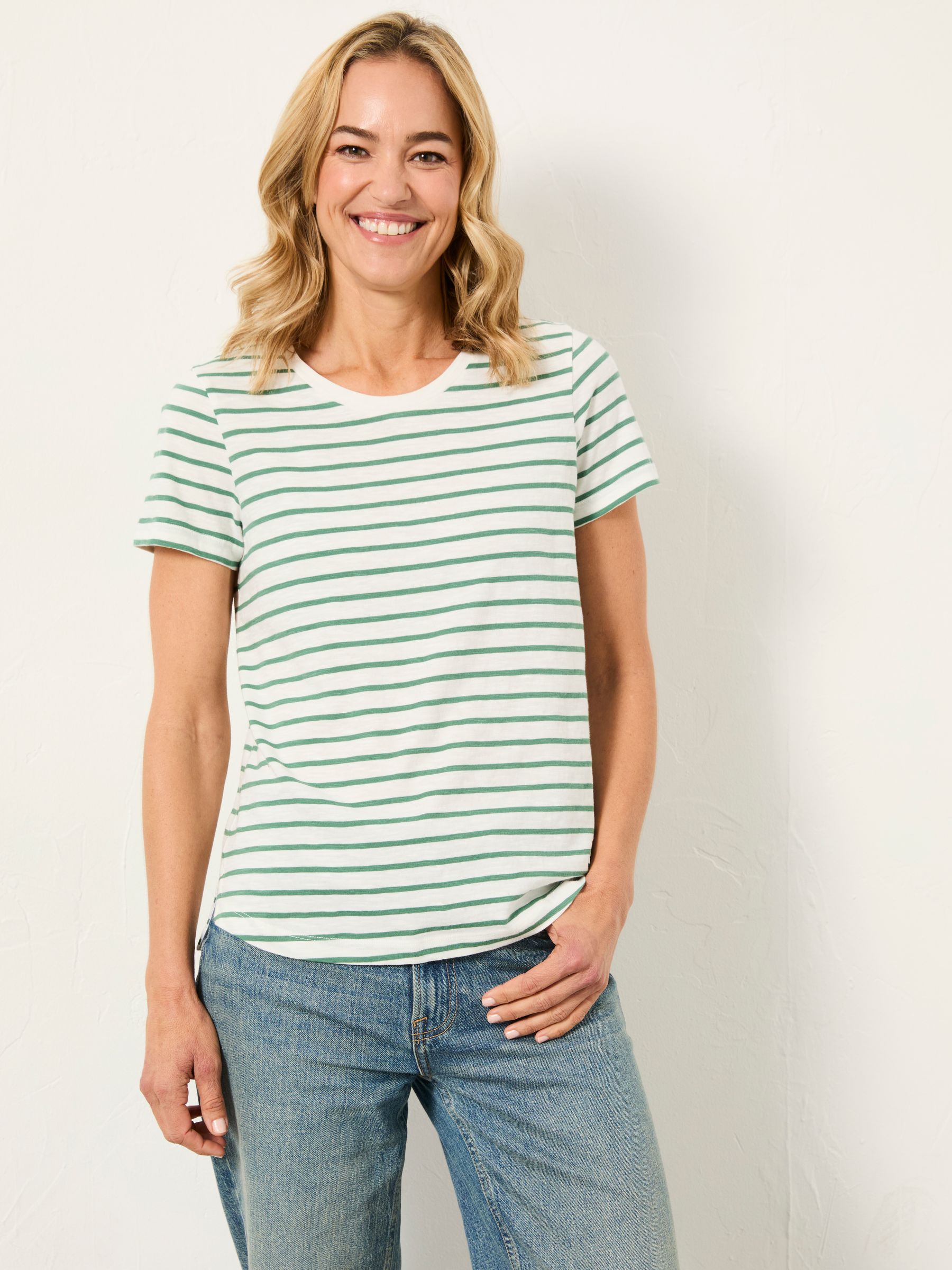 Natalie Green/Navy/Ivory 3 Pack T Shirt - Image 2 of 8