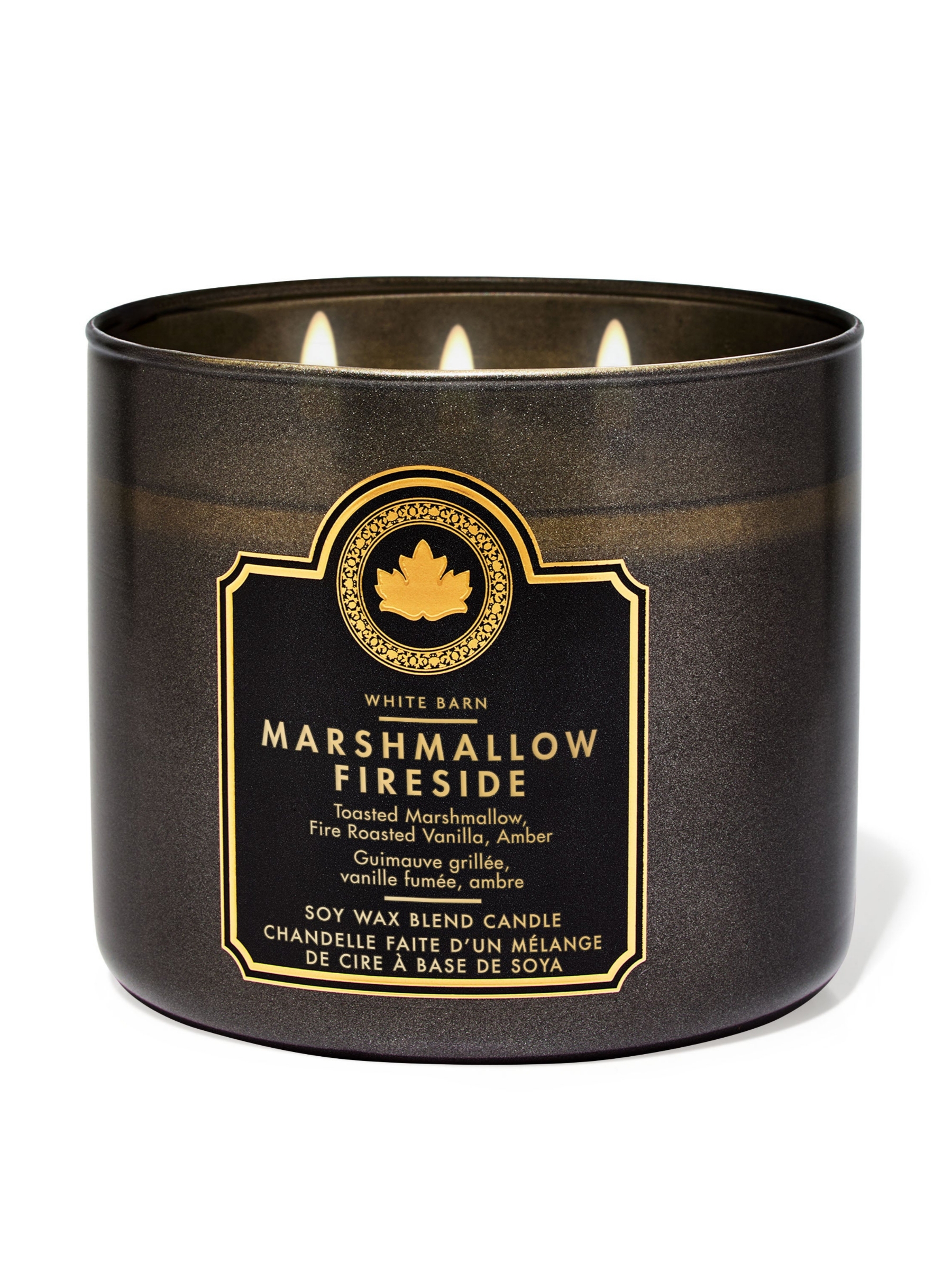 Marshmallow Fireside 3-Wick Candle 411g - Image 1 of 1