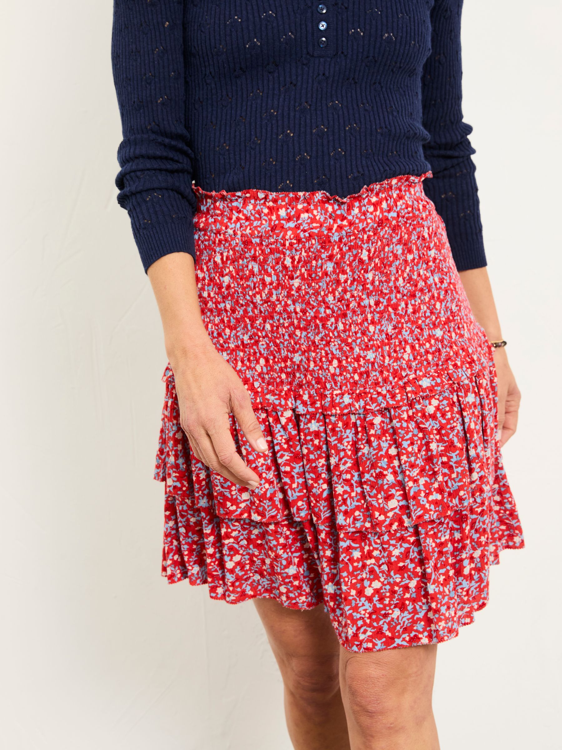 Maelle Red Surf Ditsy Skirt - Image 1 of 5