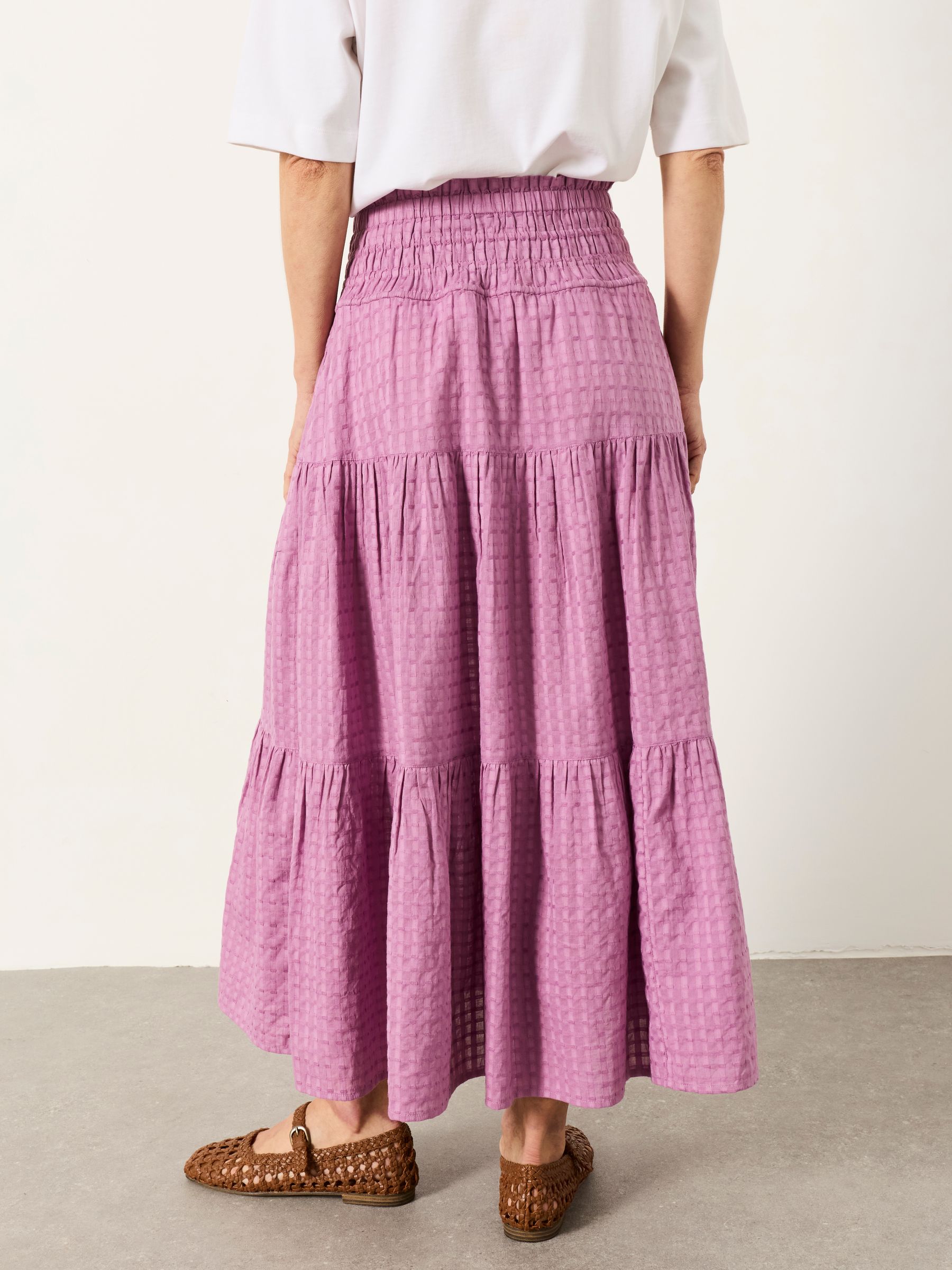 Billy Lilac Purple Midi Skirt | FatFace USA