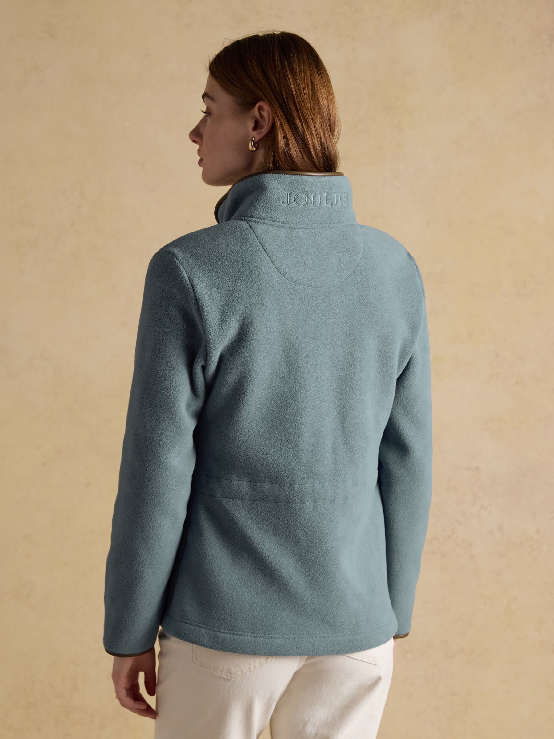 Heritage Chambray Blue Regular Zip Through Fleece - Image 4 of 12