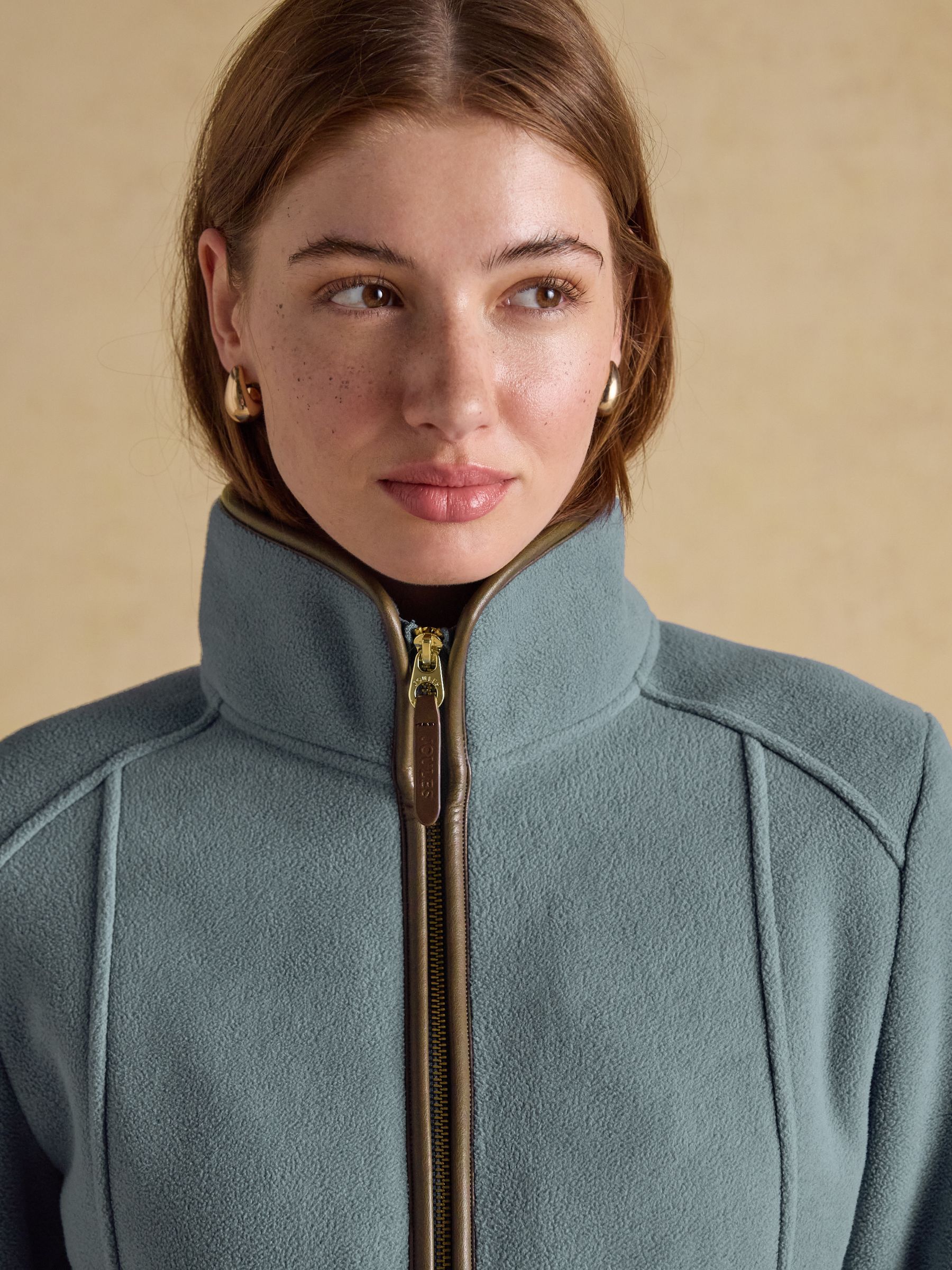 Heritage Chambray Blue Regular Zip Through Fleece - Image 9 of 12