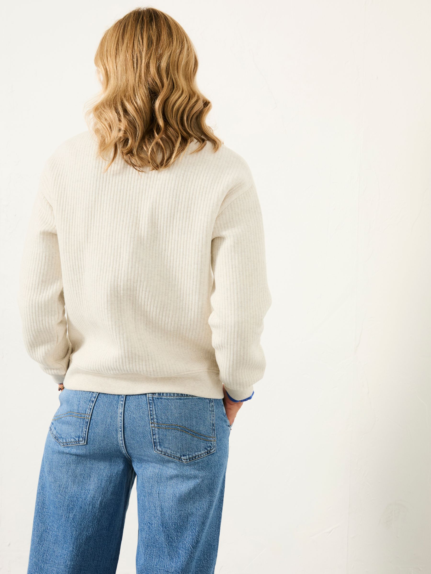 Pale Grey Lounge Half Neck Sweat - Image 2 of 5