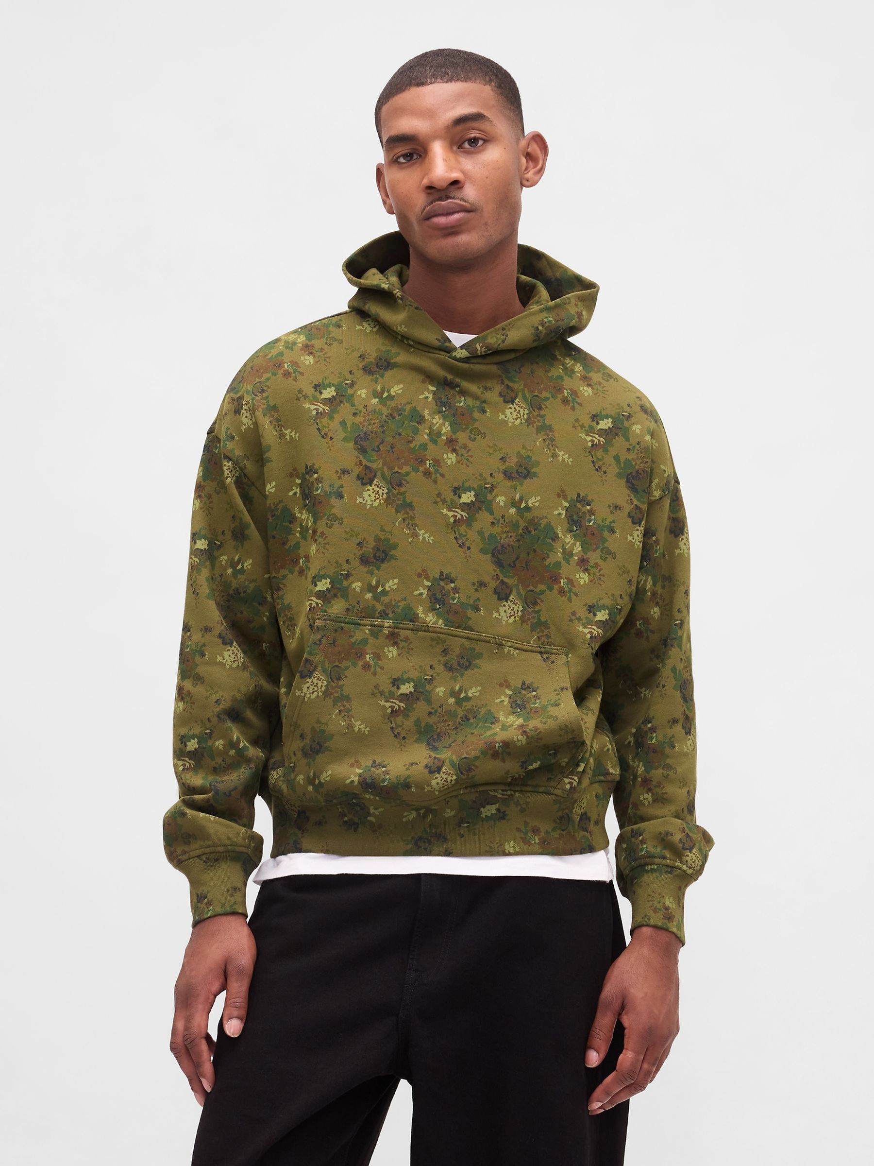 Green Heavyweight Oversized Hoodie - Image 1 of 4