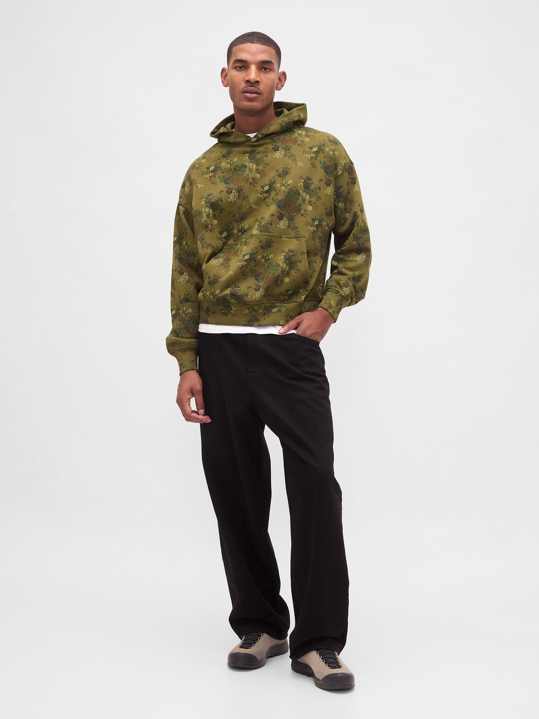 Green Heavyweight Oversized Hoodie - Image 3 of 4