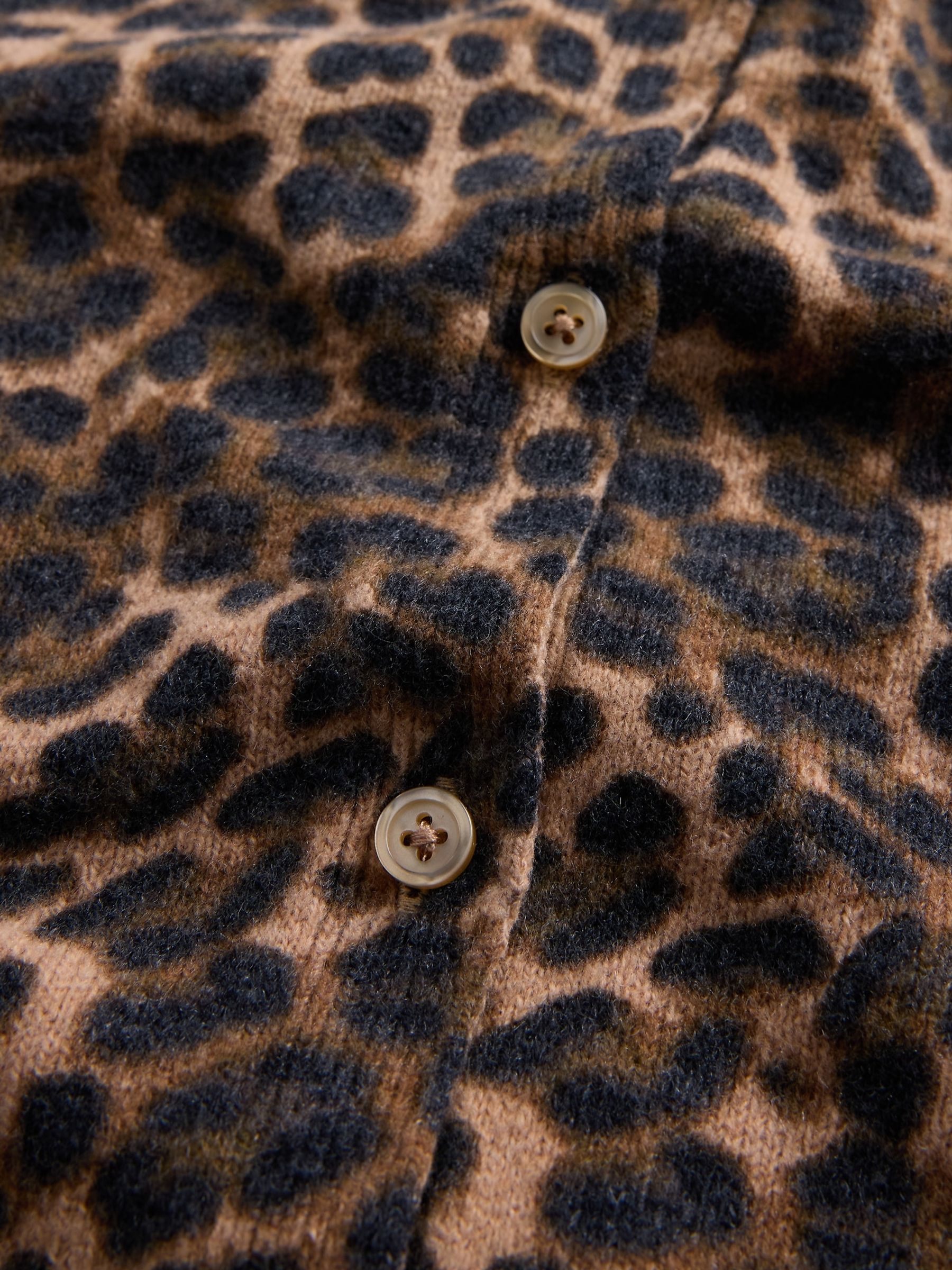Brown CashSoft Crop Cardigan - Image 4 of 4