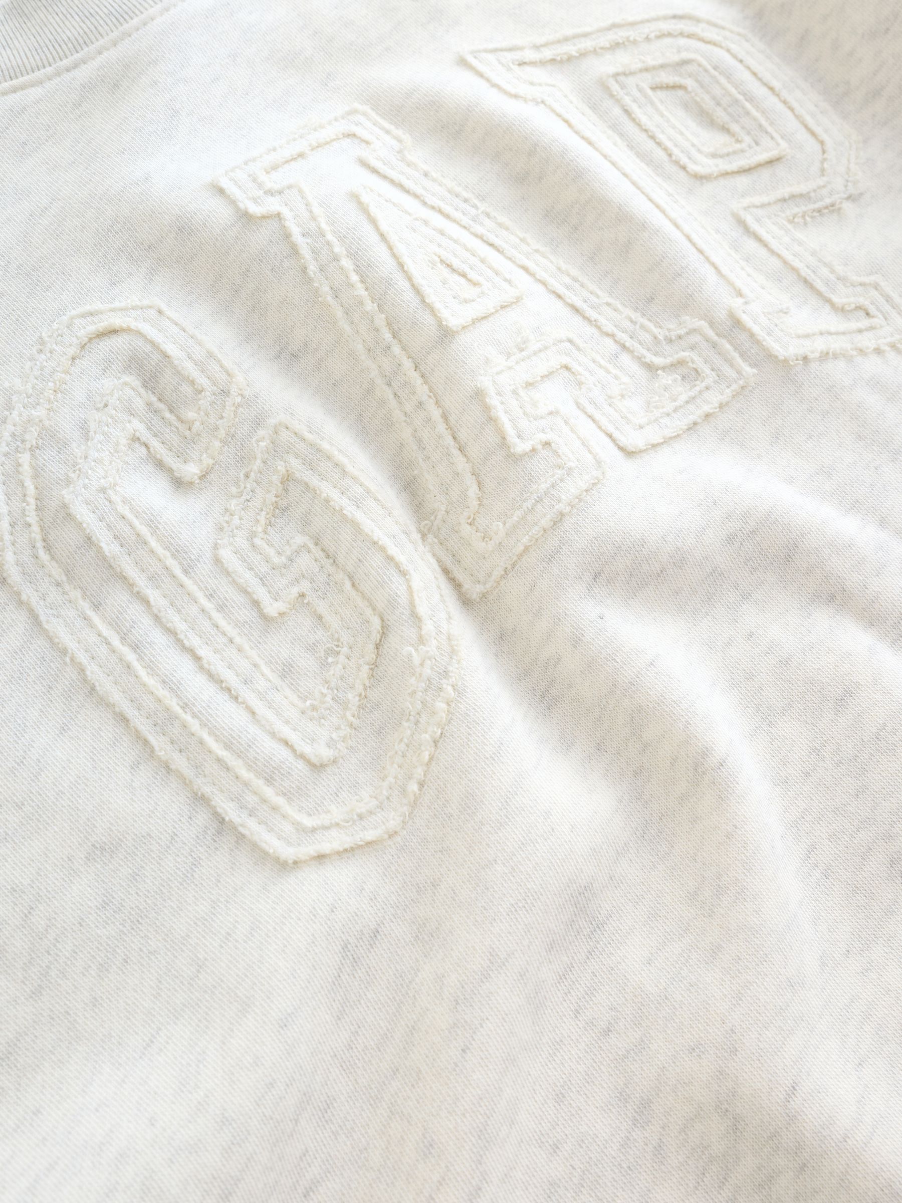 Cream French Terry Logo Wedge Sweatshirt - Image 3 of 5