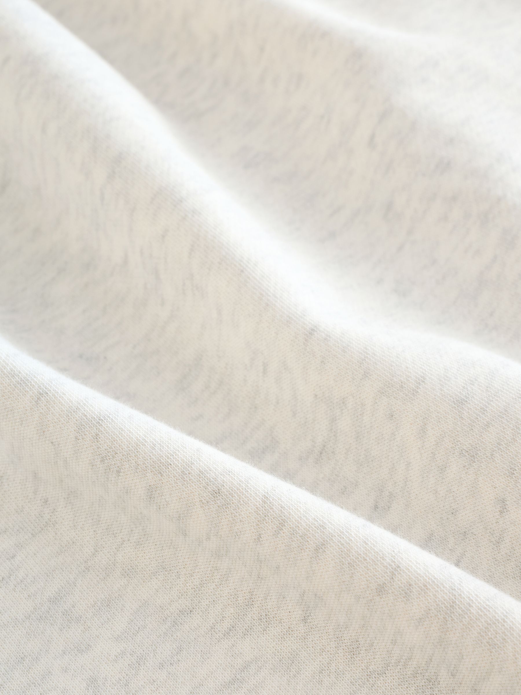 Cream French Terry Logo Wedge Sweatshirt - Image 5 of 5 Cream French Terry Logo Wedge Sweatshirt - Image 5 of 5