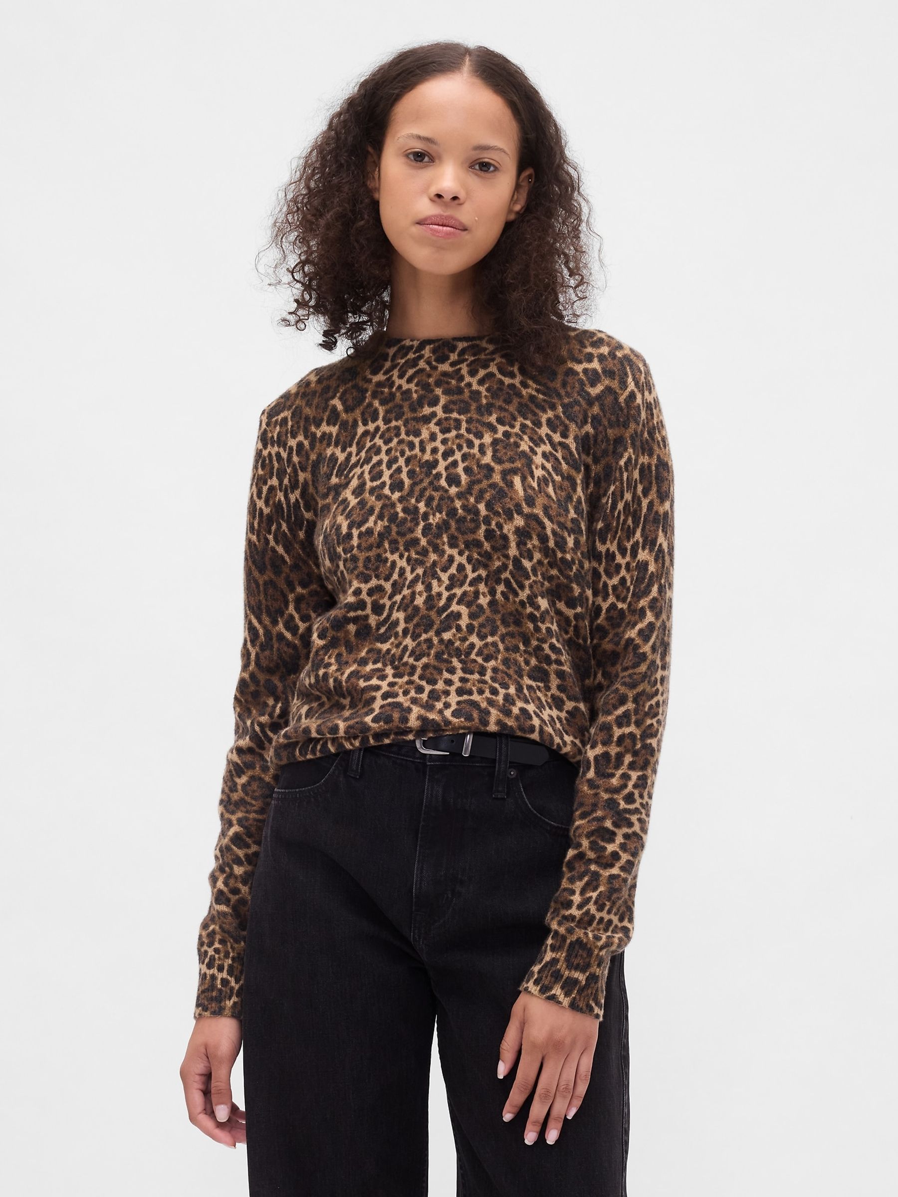Brown CashSoft Crew neck Jumper - Image 1 of 4