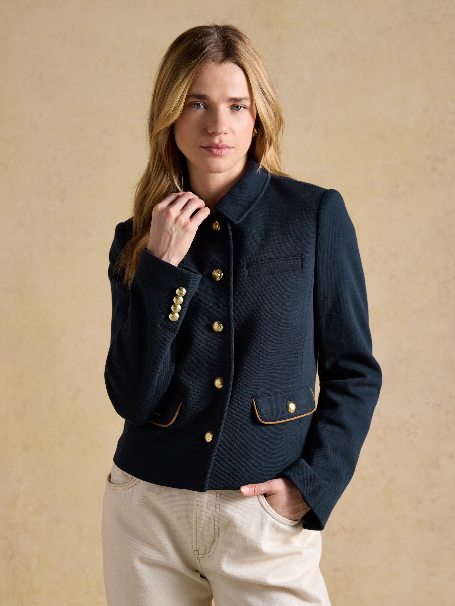 Hatton Navy Jacket - Image 1 of 9
