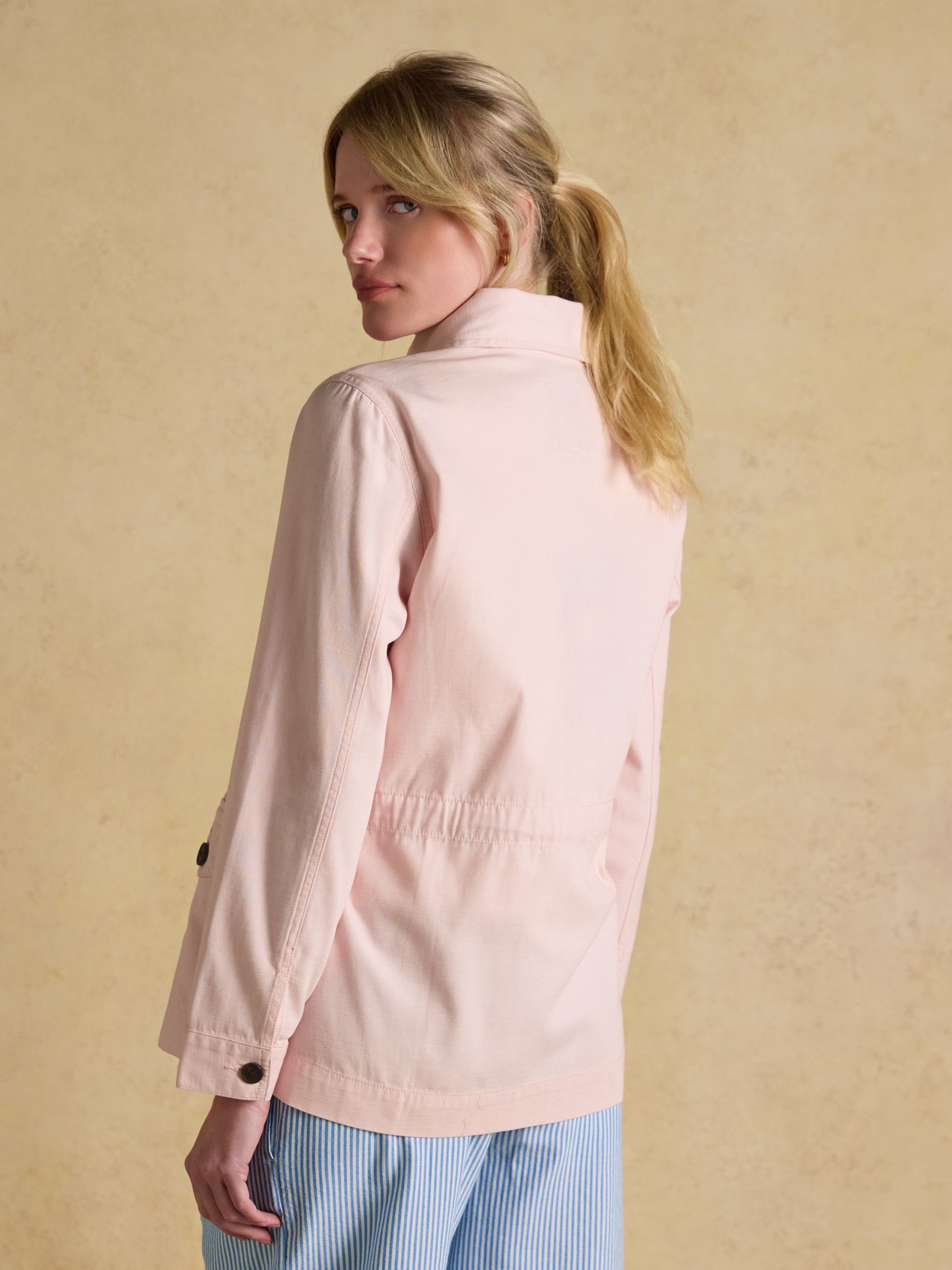 Twyford Pink Lightweight Utility Jacket - Image 2 of 11 Twyford Pink Lightweight Utility Jacket - Image 2 of 11