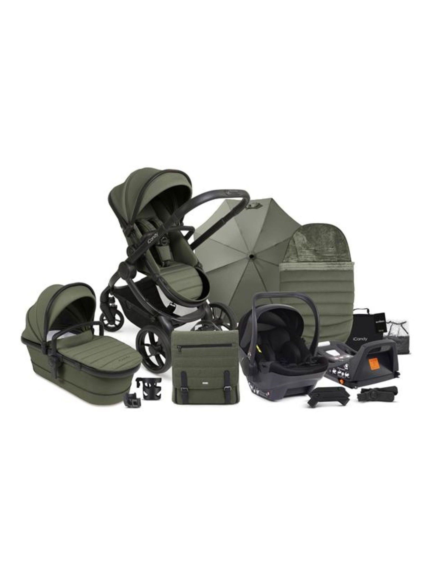 iCandy Green Peach7 Travel System Bundle - Image 1 of 5