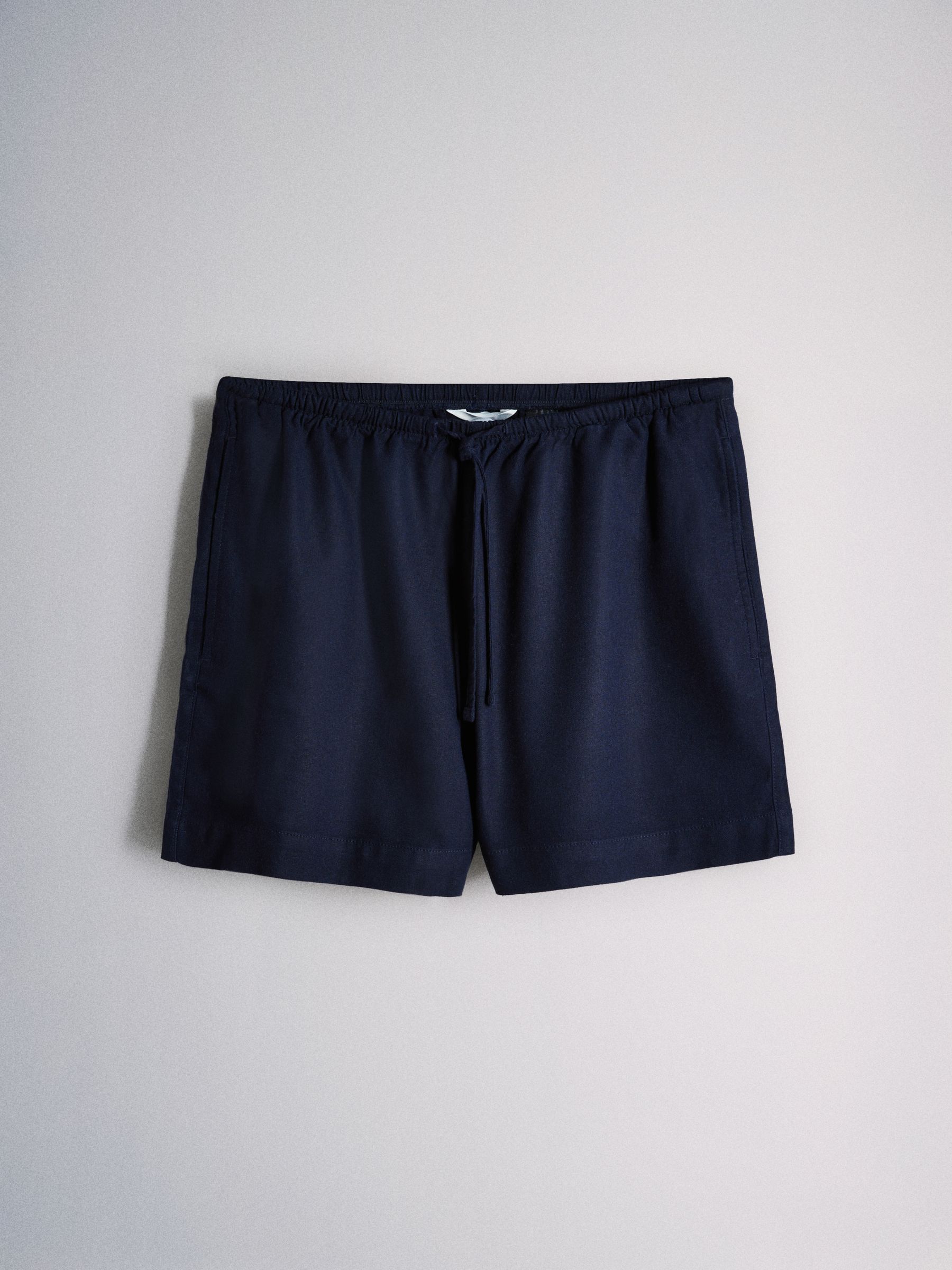 Navy Blue/White/Gingham Shorts With Linen 3 Pack - Image 4 of 6