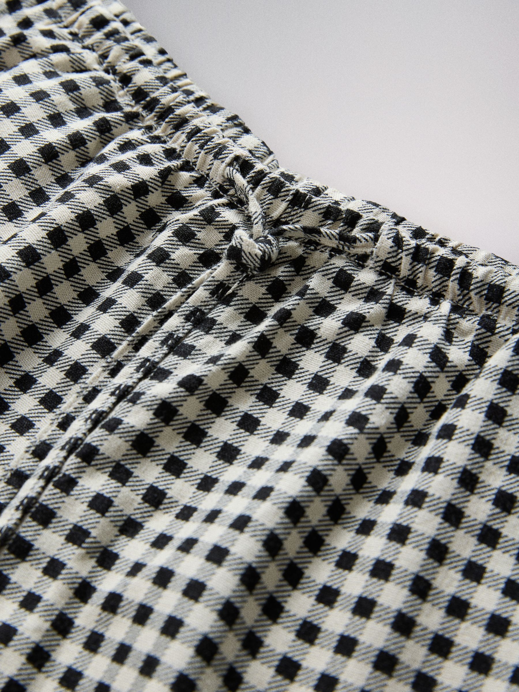 Navy Blue/White/Gingham Shorts With Linen 3 Pack - Image 5 of 6