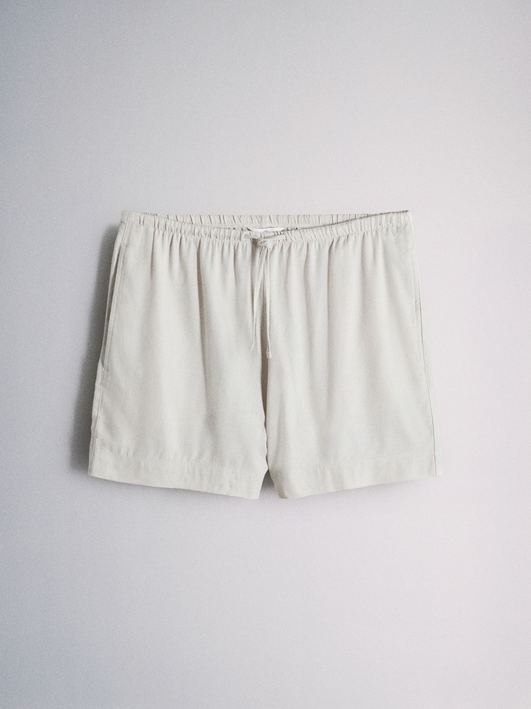 Black/Neutral Shorts With Linen 2 Pack - Image 5 of 6