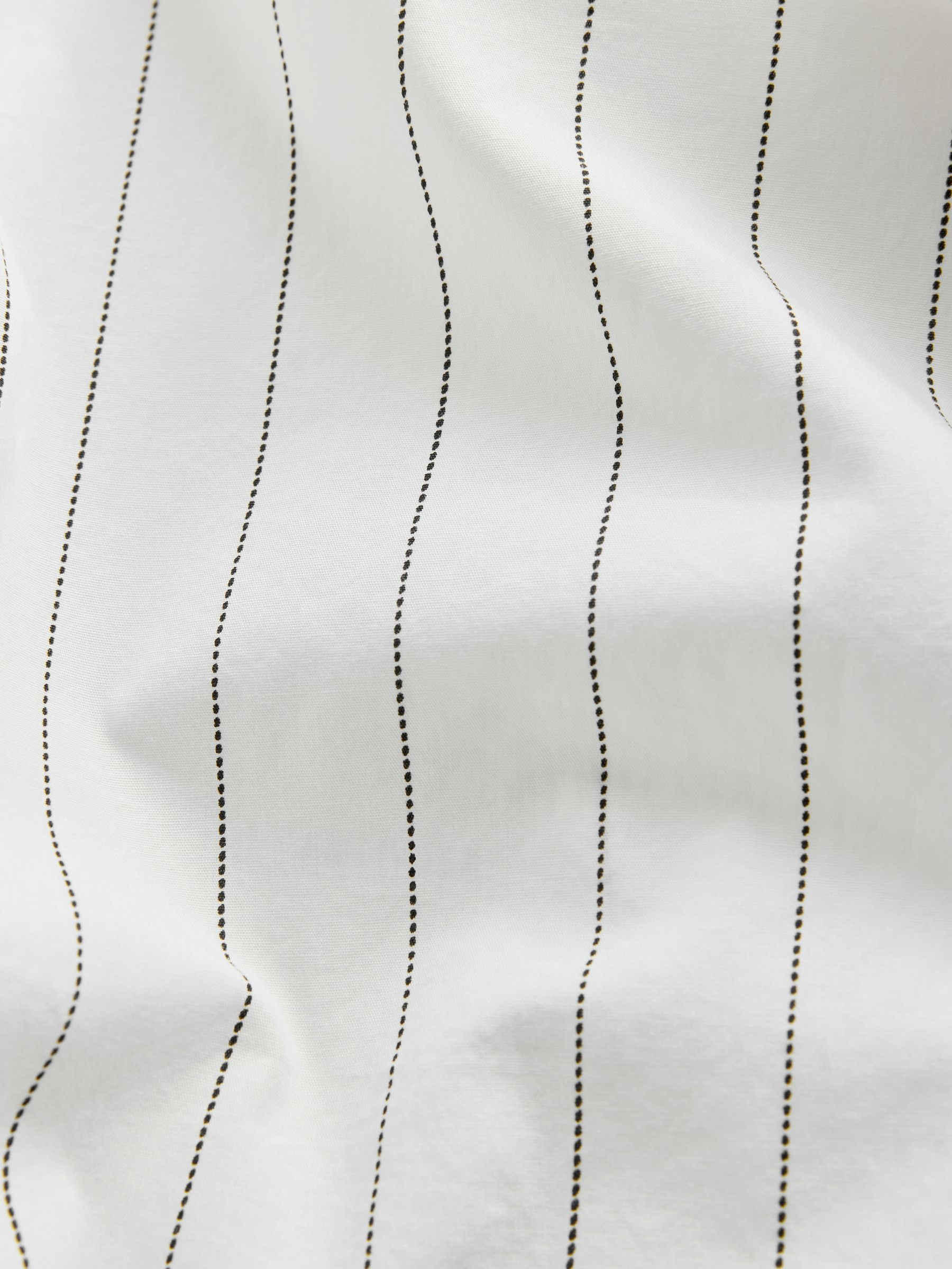 Black/White Pinstripe Puff Sleeve Poplin Blouse 2 Pack - Image 5 of 5