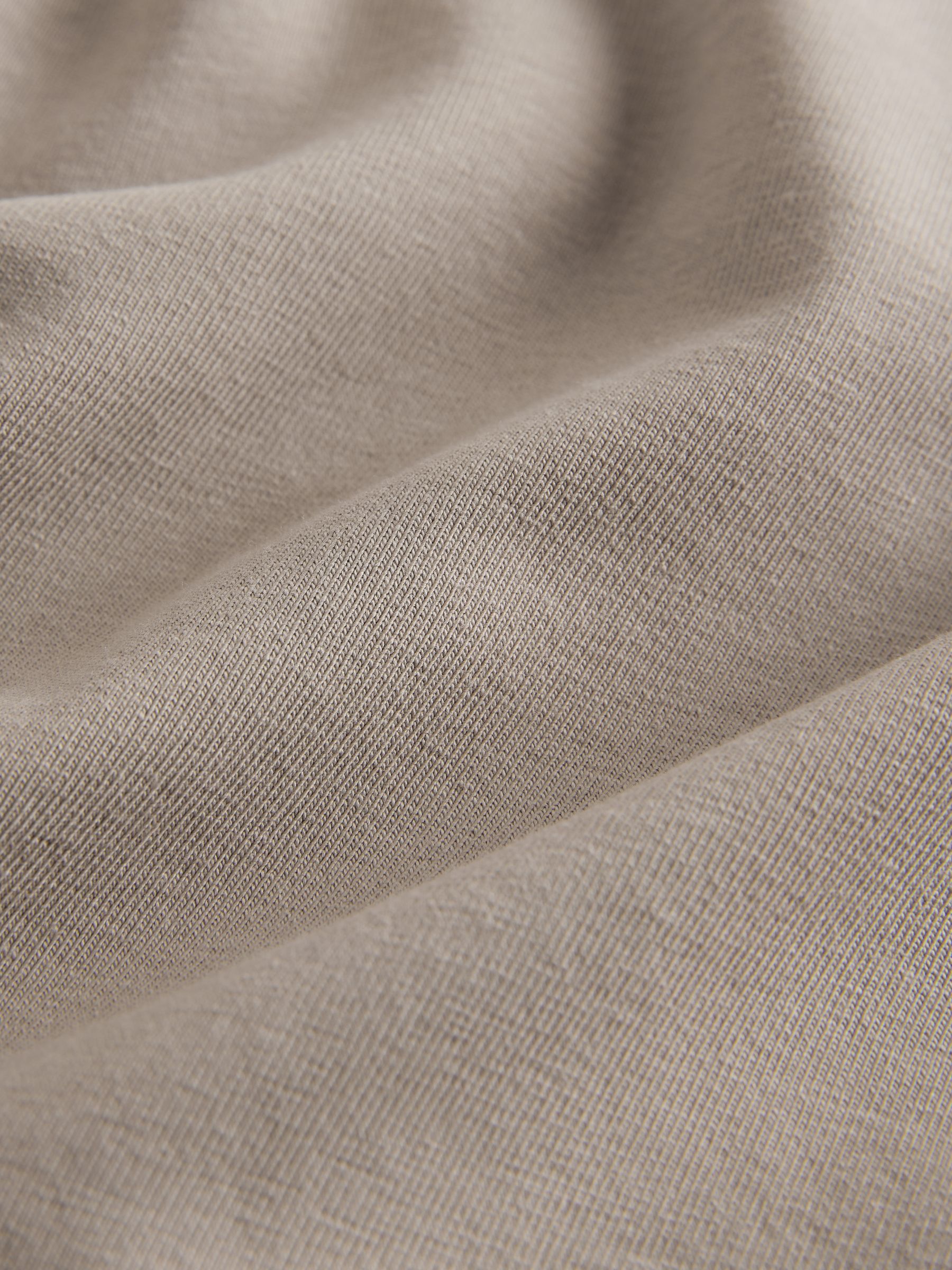 3 Pack Twist Neck Long Sleeve T-Shirts Chocolate Brown/Taupe Brown/Cream - Image 5 of 6