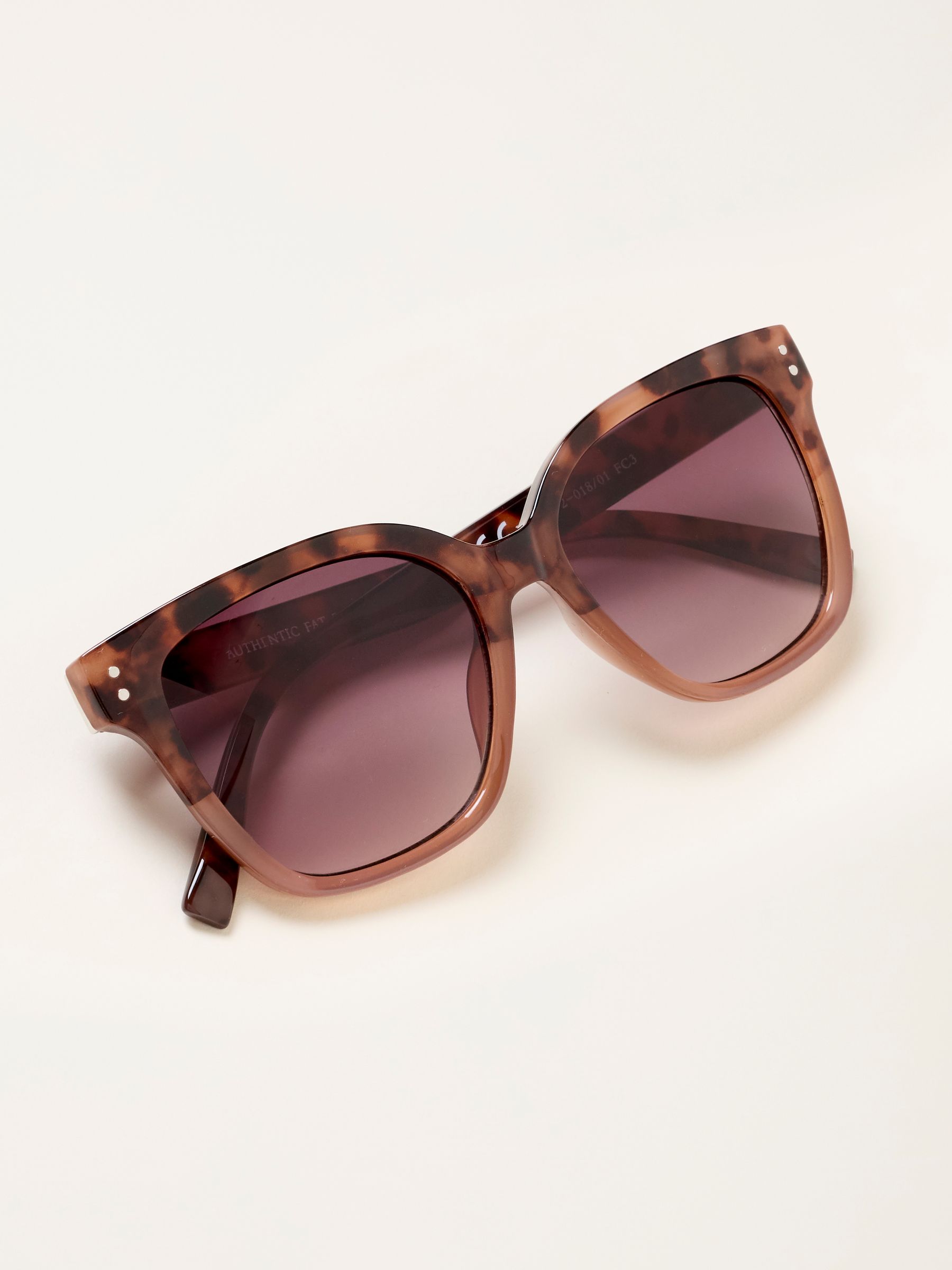 Sophia Pink Square Sunglasses - Image 1 of 2