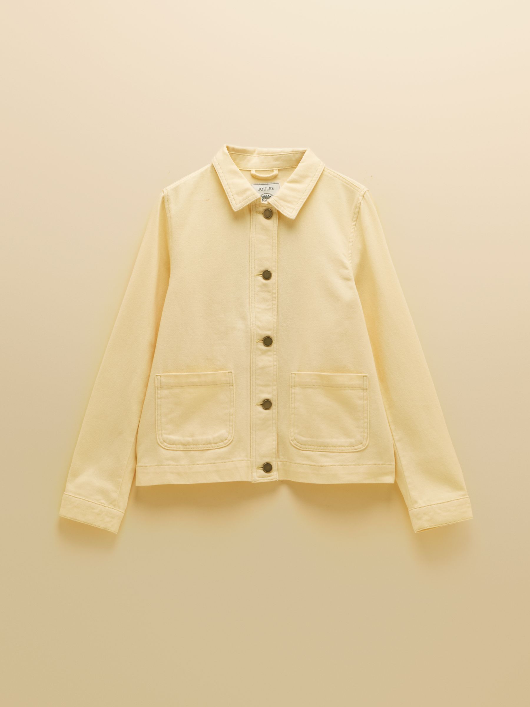 Marlow Light Yellow Denim Jacket - Image 10 of 10