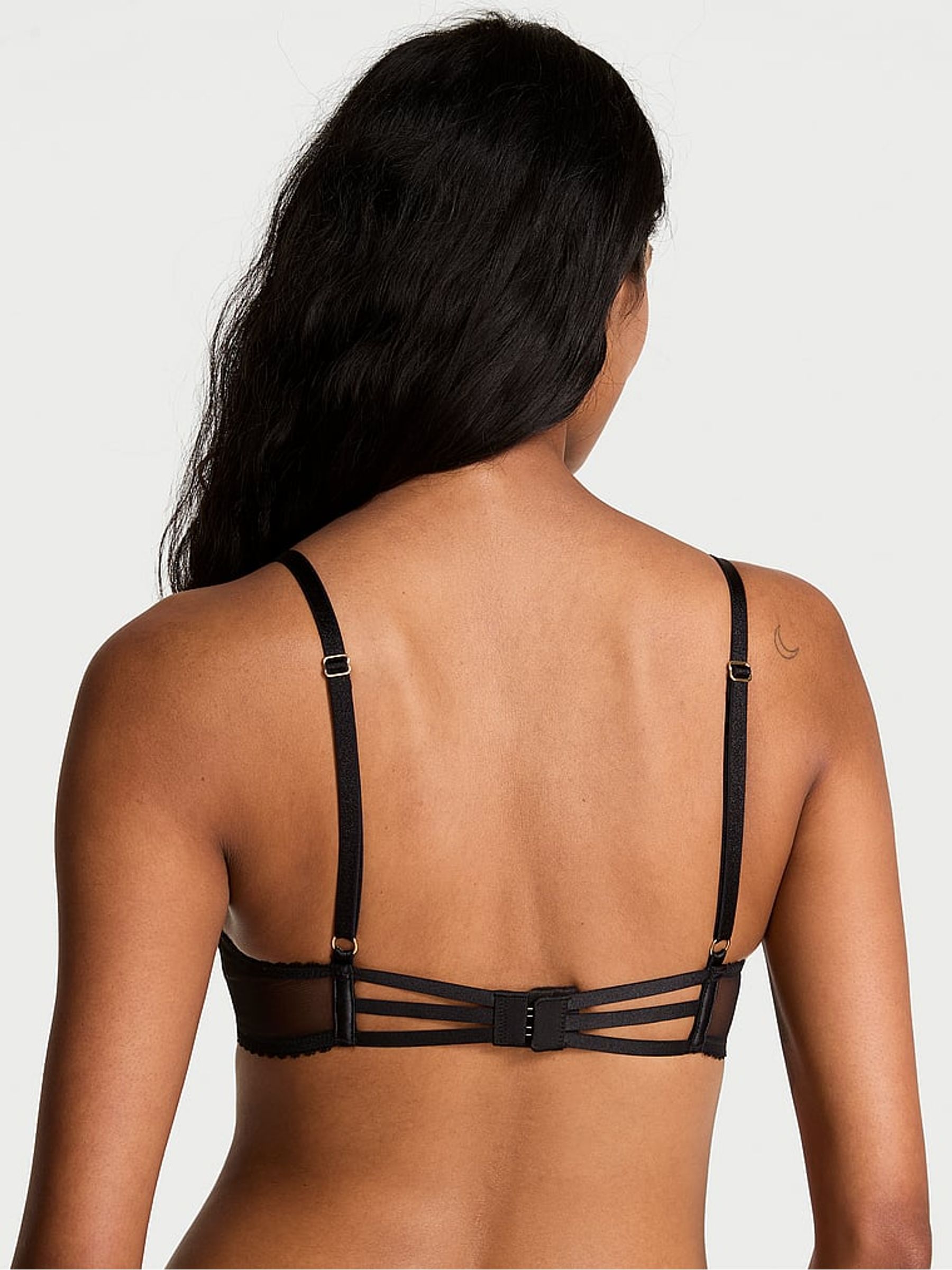 Black Cherry Bomb Embroidered Bra - Image 2 of 4