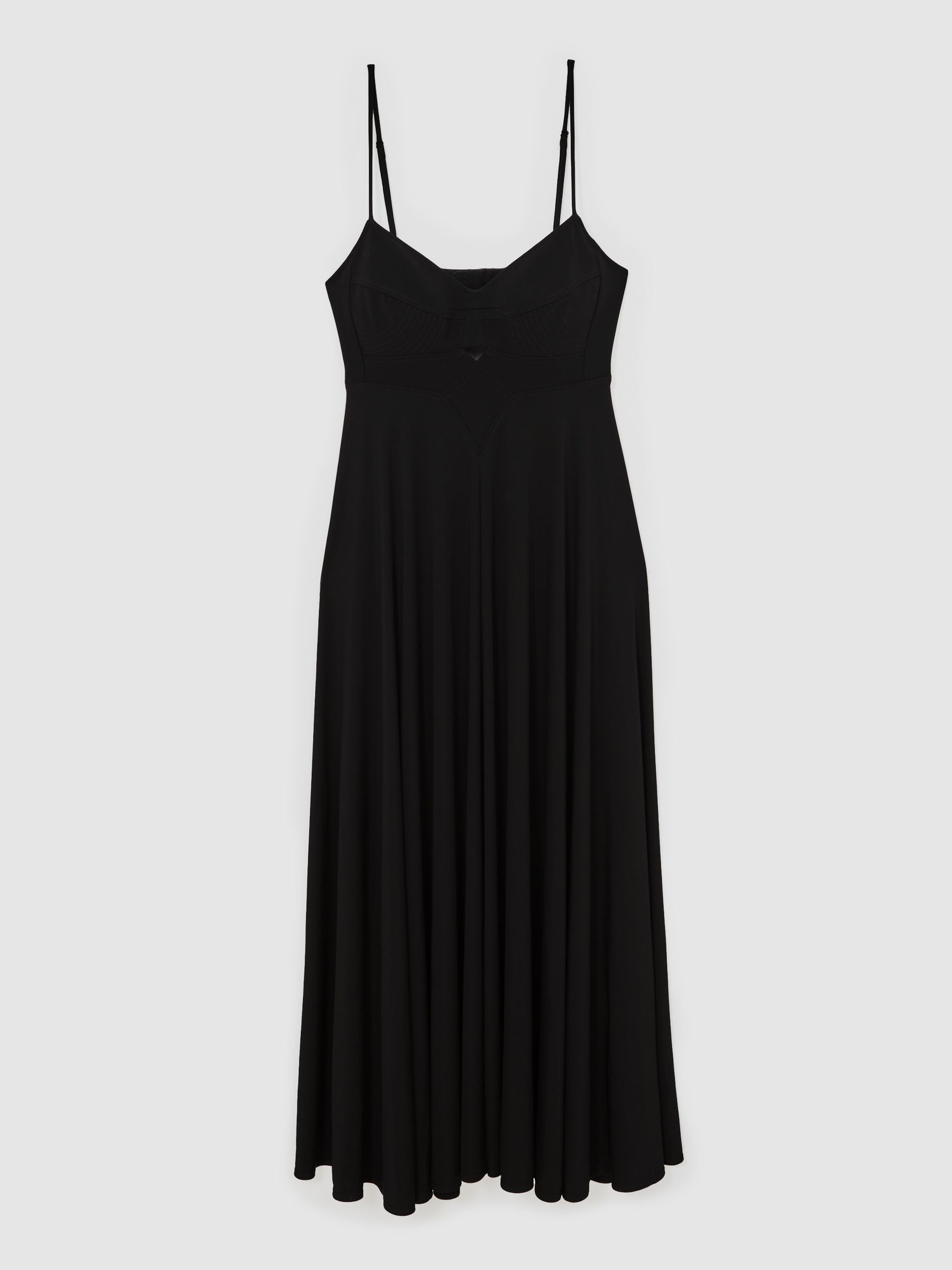 Reiss | Royal Ballet Bustier Midi Dress in Black - Image 2 of 6