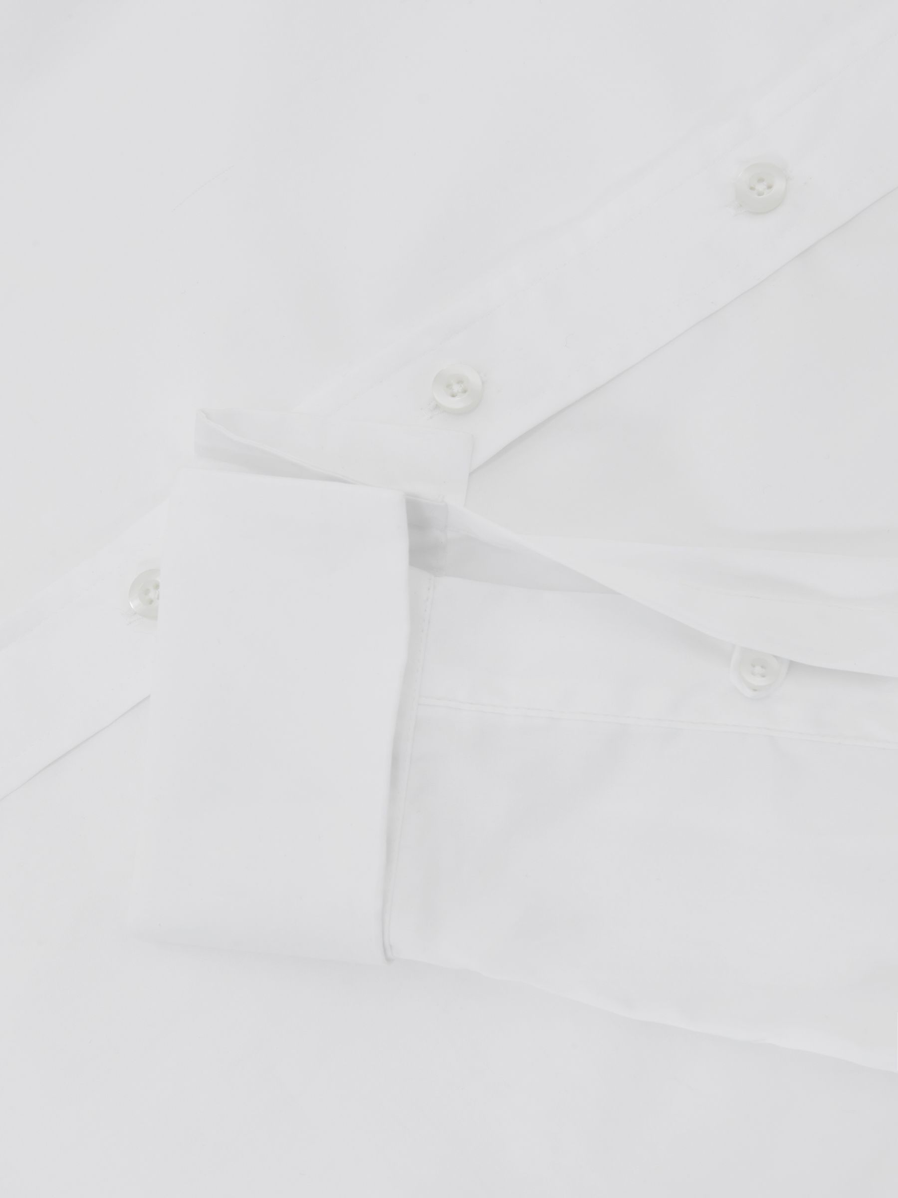 Cotton-Sateen Folded-Cuff Shirt in Ivory - image 3
