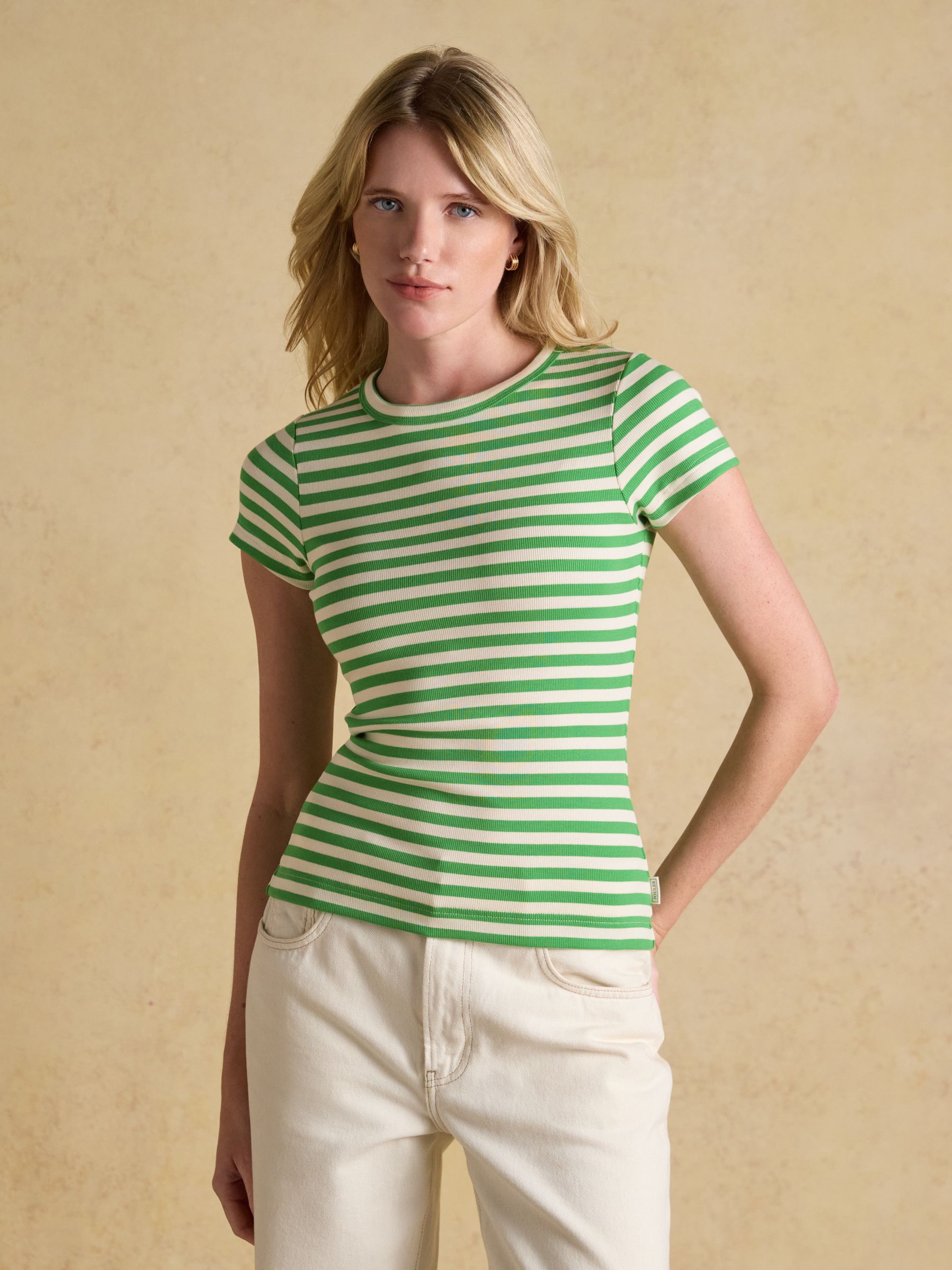 Sophie Pink Red & Green Ribbed Short Sleeve T-Shirts 2 Pack - Image 2 of 7