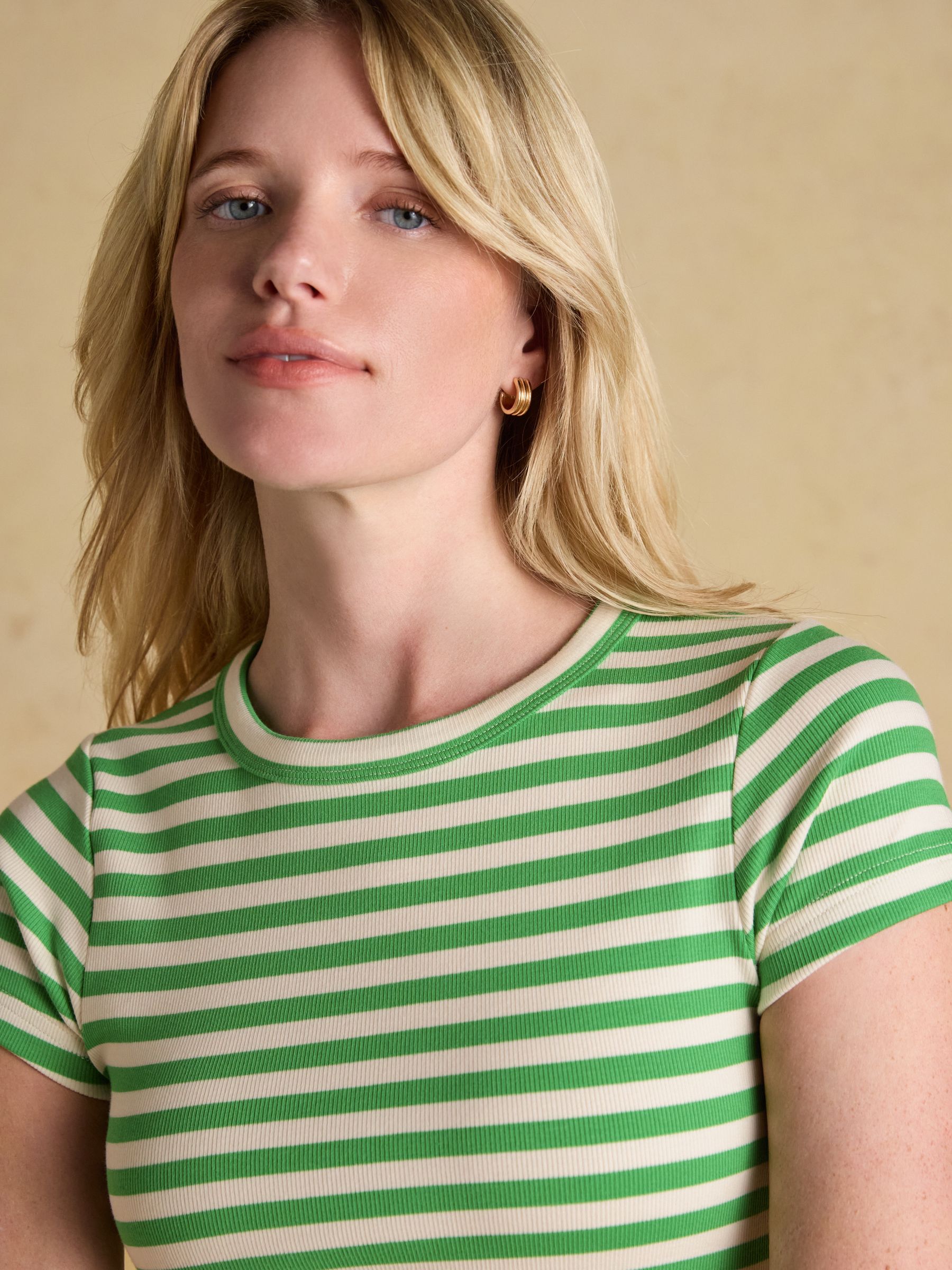 Sophie Pink Red & Green Ribbed Short Sleeve T-Shirts 2 Pack - Image 5 of 7