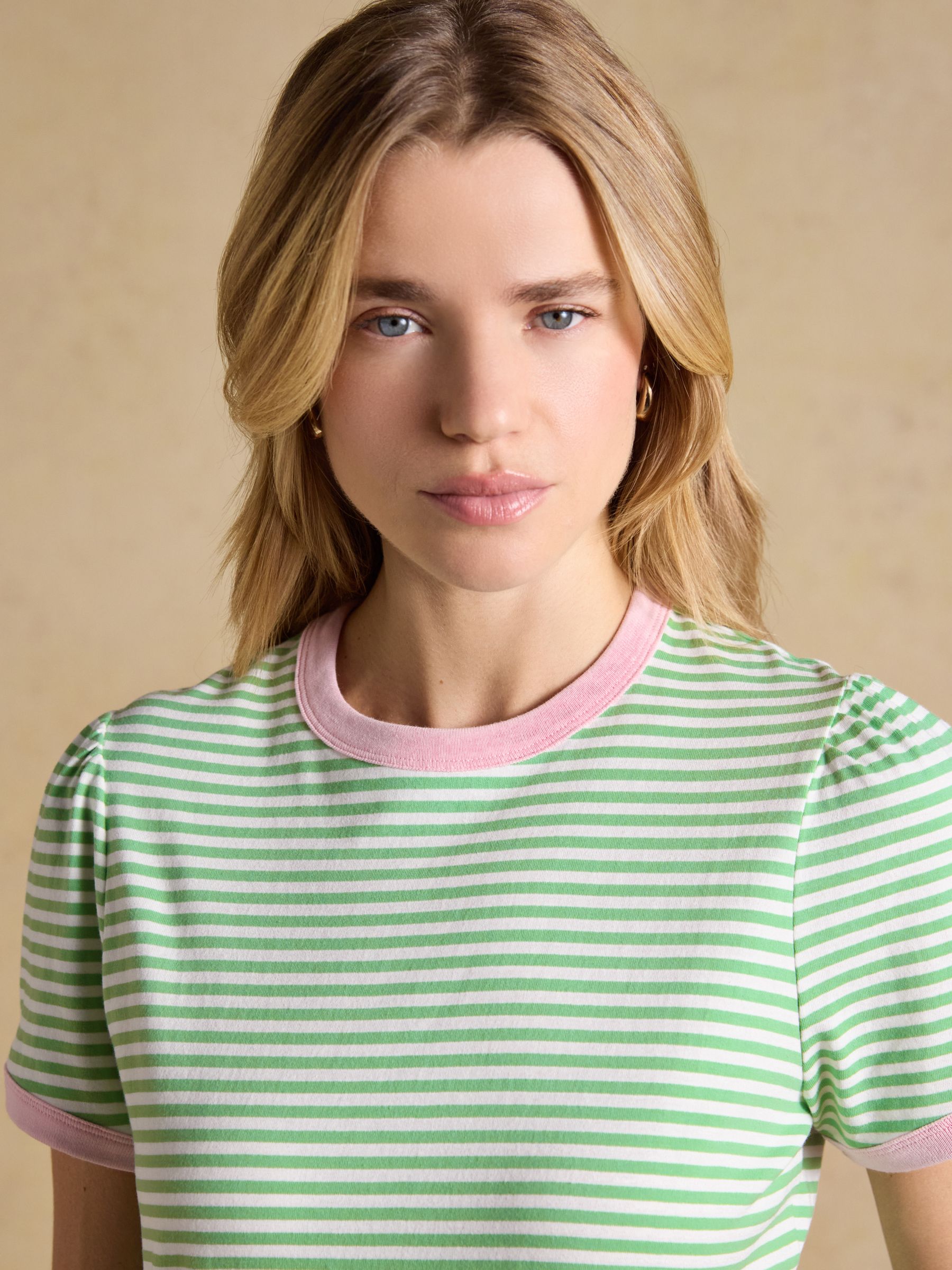 Erin Green & Pink Stripe Short Sleeve T-Shirts 2 Pack - Image 6 of 7