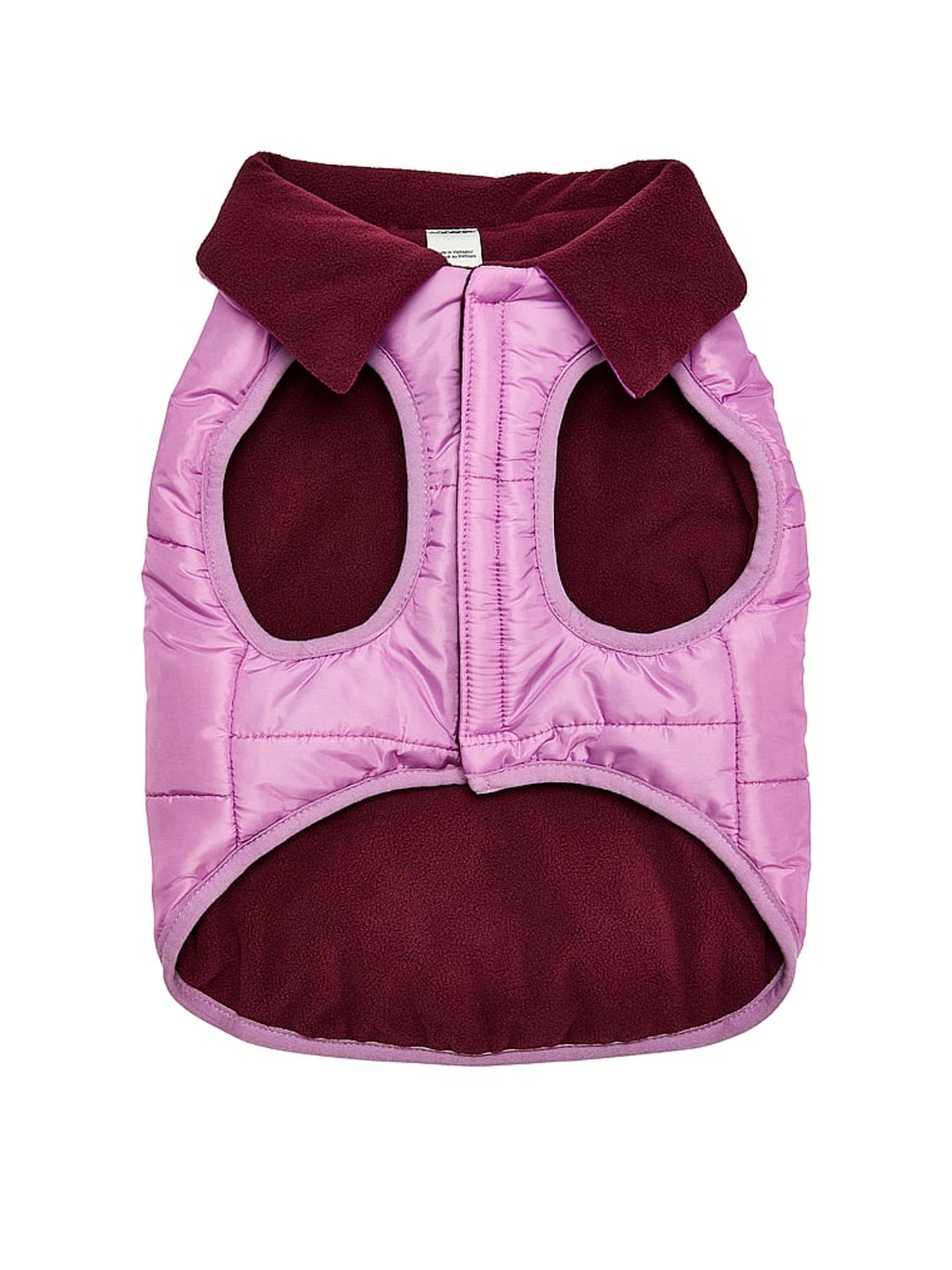 Hushed Lilac Purple Pet Puffer Jacket - Image 2 of 3 Hushed Lilac Purple Pet Puffer Jacket - Image 2 of 3