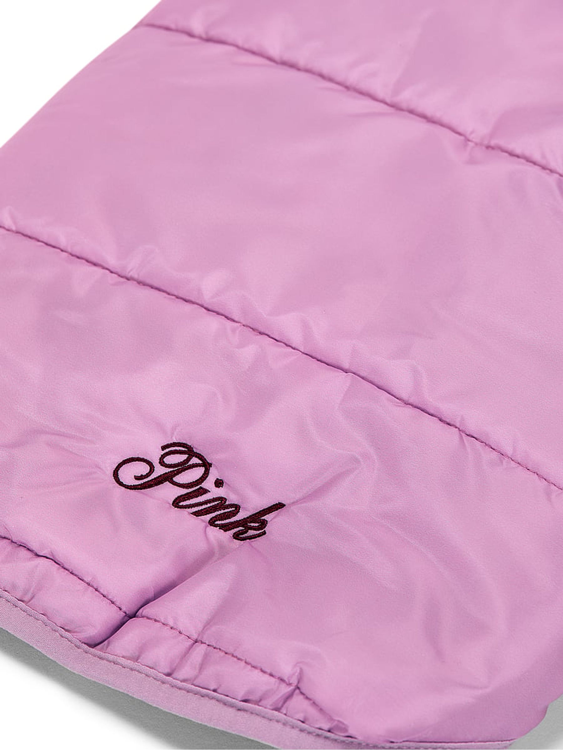 Hushed Lilac Purple Pet Puffer Jacket - Image 3 of 3 Hushed Lilac Purple Pet Puffer Jacket - Image 3 of 3