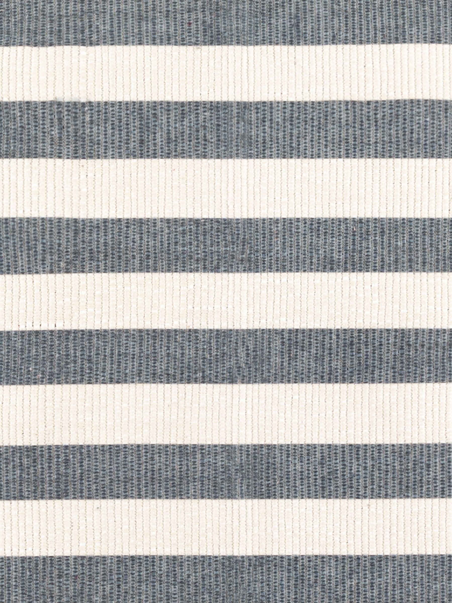 Yard Navy Blue Hayle Stripe Outdoor Rug - Image 6 of 6