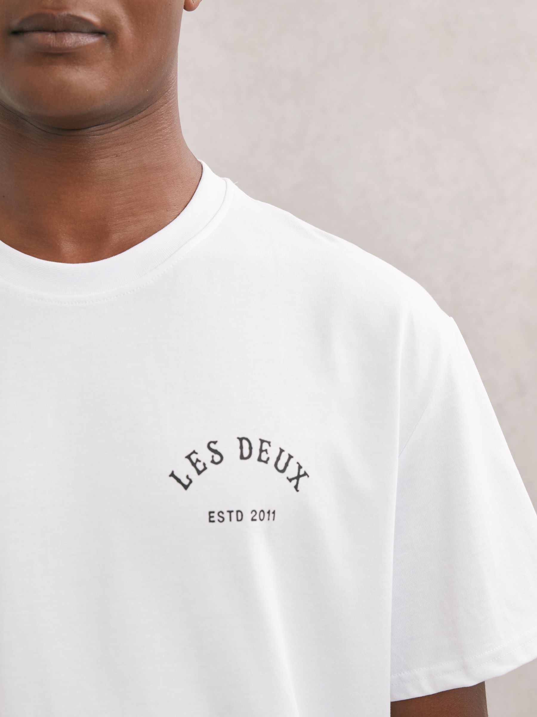 Les Deux Passion T-Shirt in Weiß - Bild 3 von 5