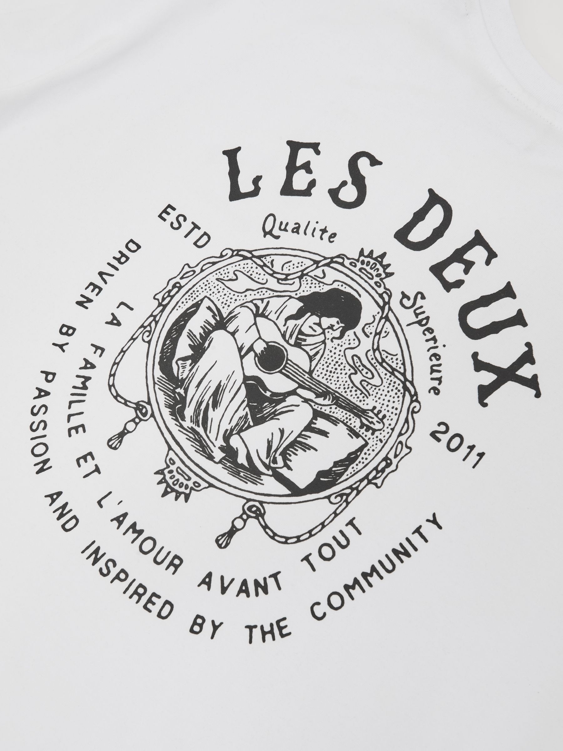 Les Deux Passion T-Shirt in Weiß - Bild 5 von 5