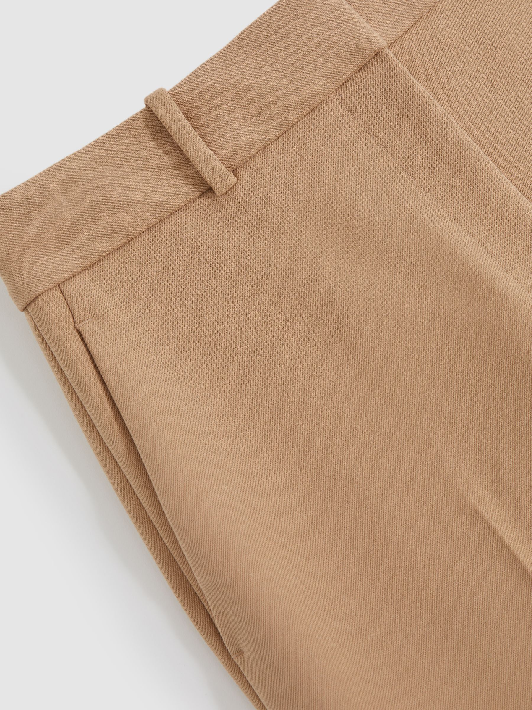 Slim Fit Suit Trousers in Camel - Image 6 of 6