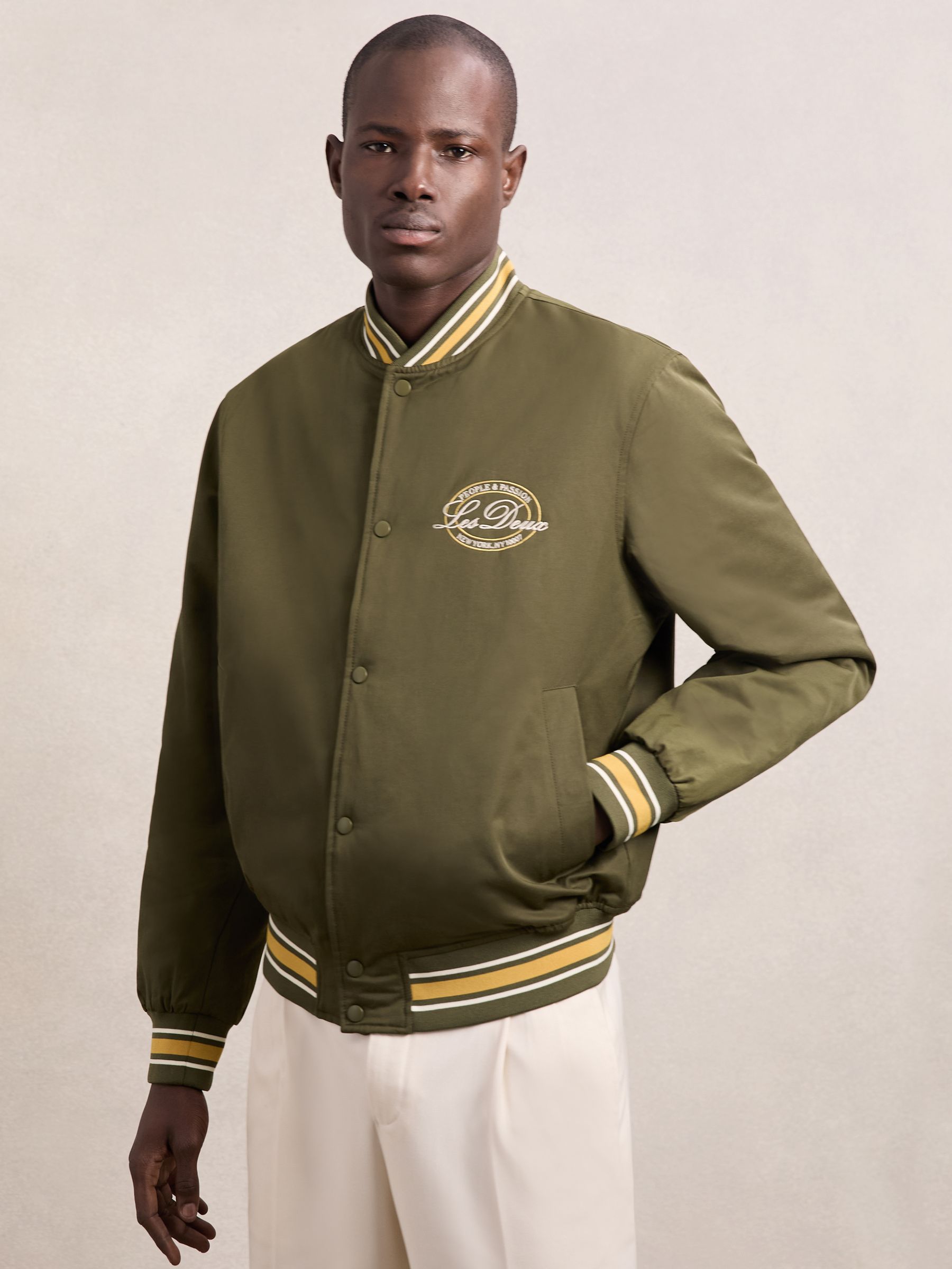 Les Deux Tech Varsity Jacket