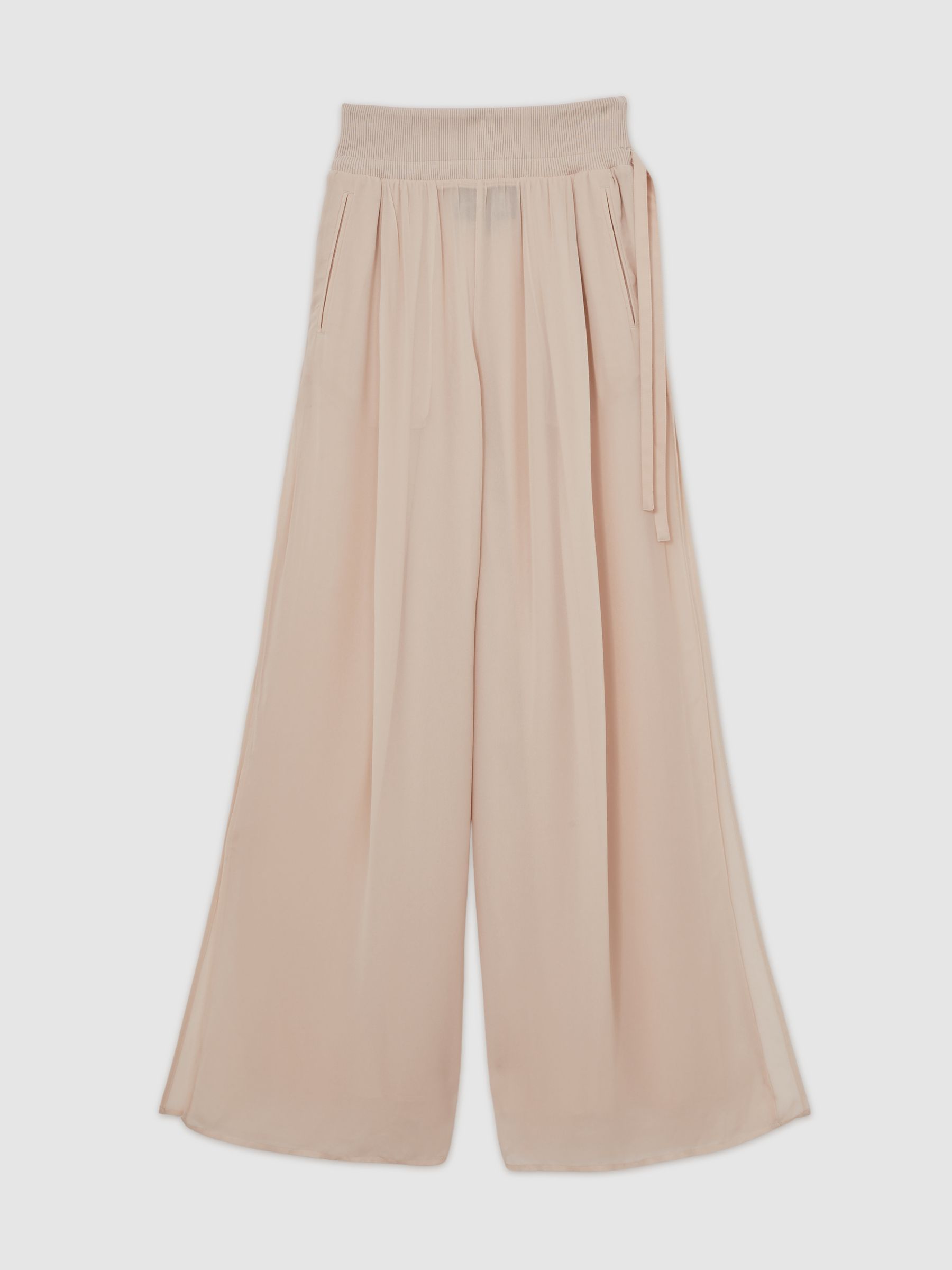 Reiss | Royal Ballet Chiffon Trousers in Neutral - image 1