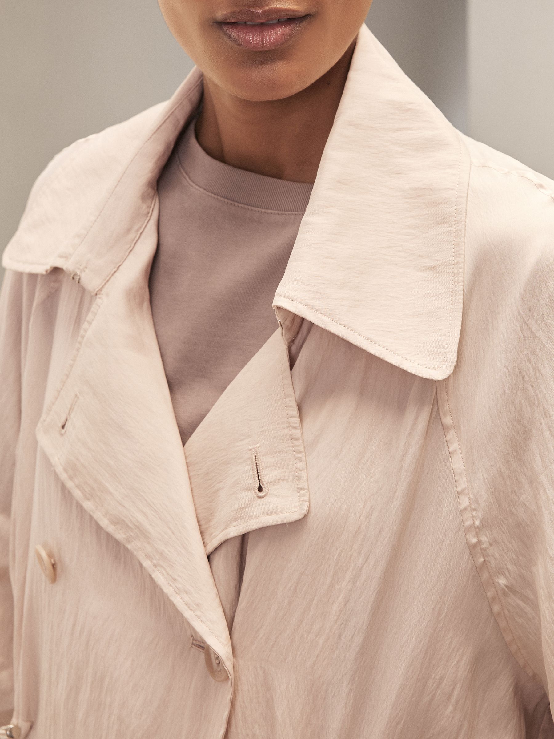 Reiss | Royal Ballet Trench Coat in Neutral - image 5