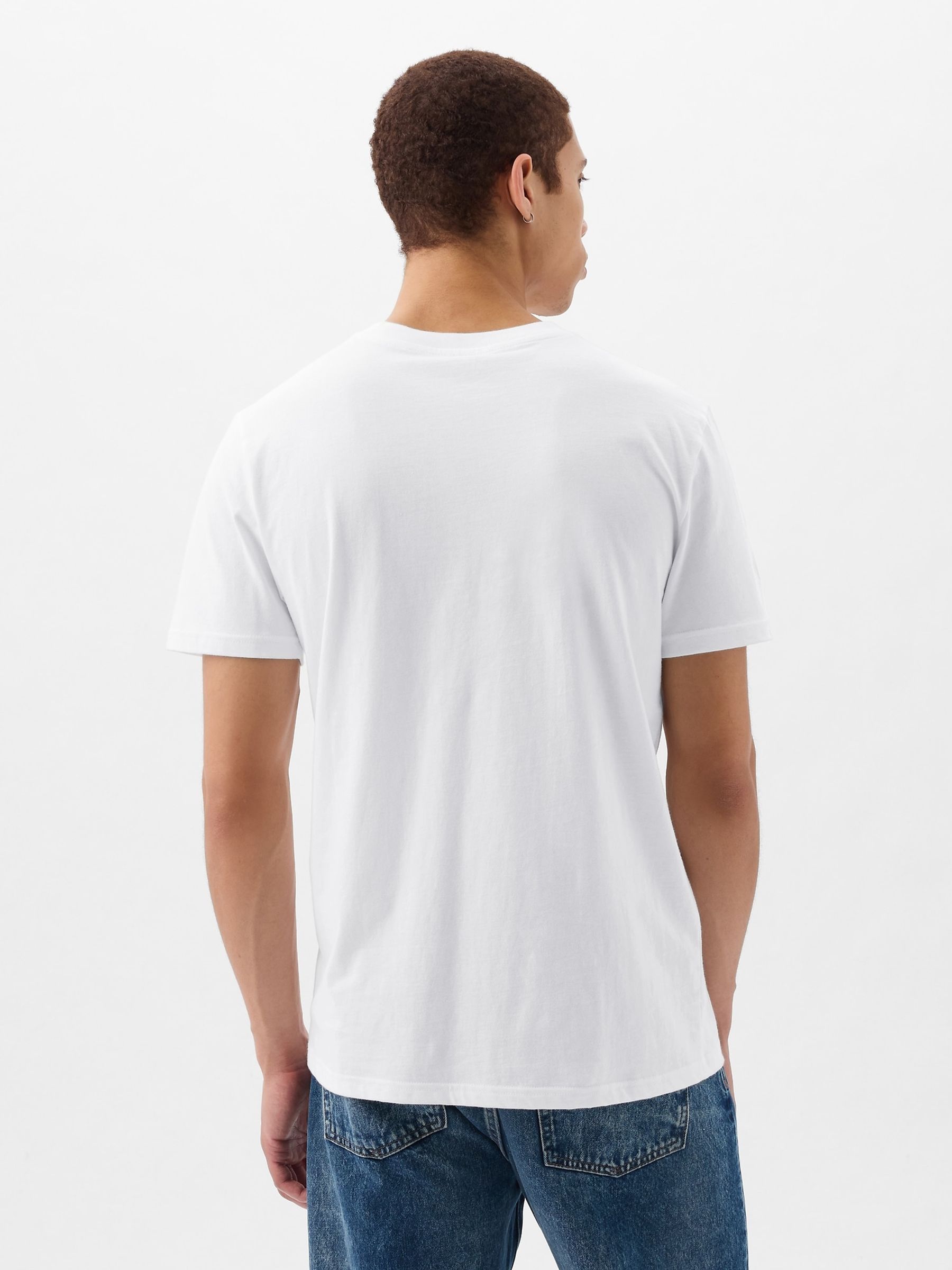 White Pocket Short Sleeve T-Shirt - Image 2 of 5