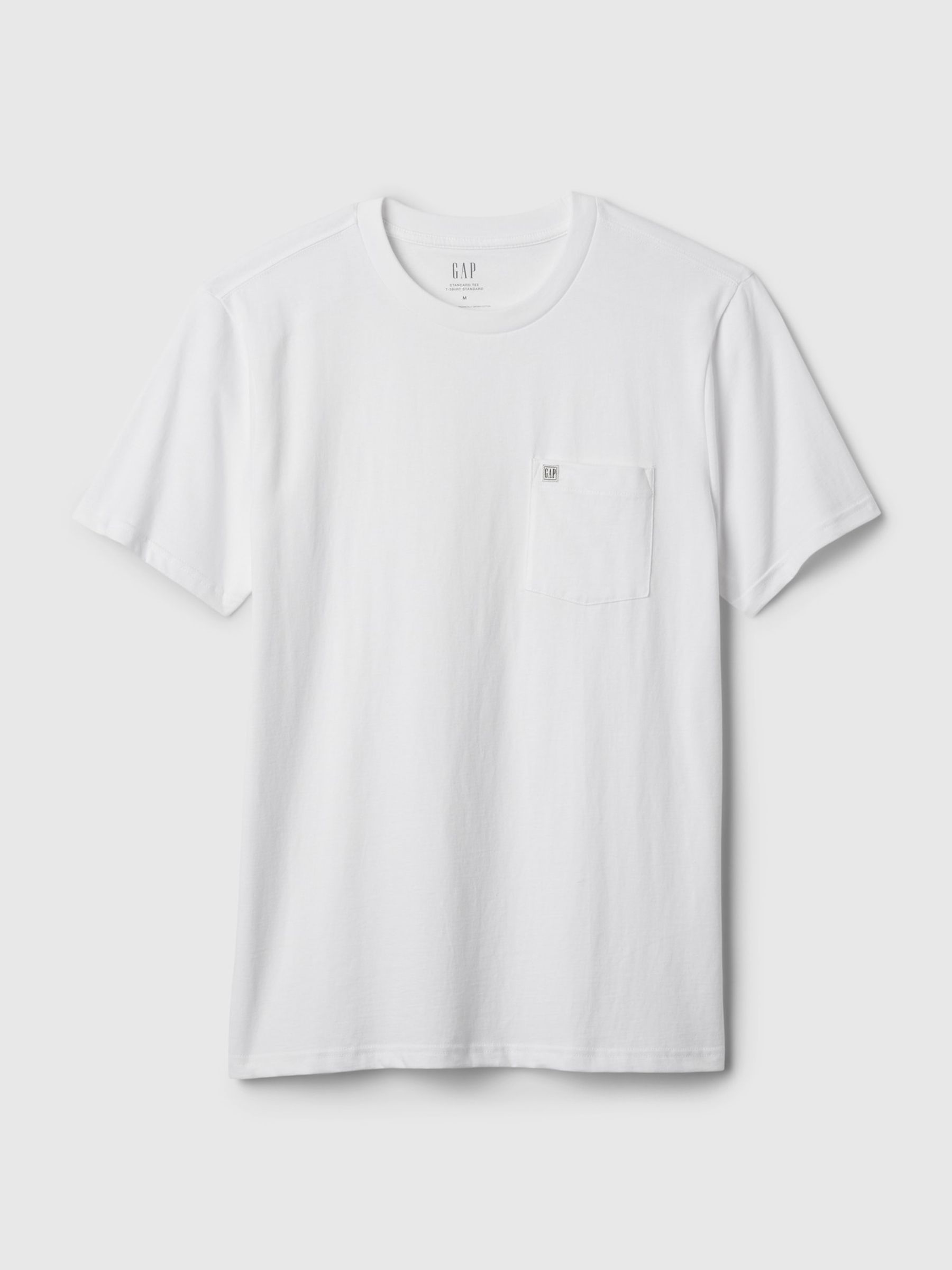 White Pocket Short Sleeve T-Shirt - Image 5 of 5