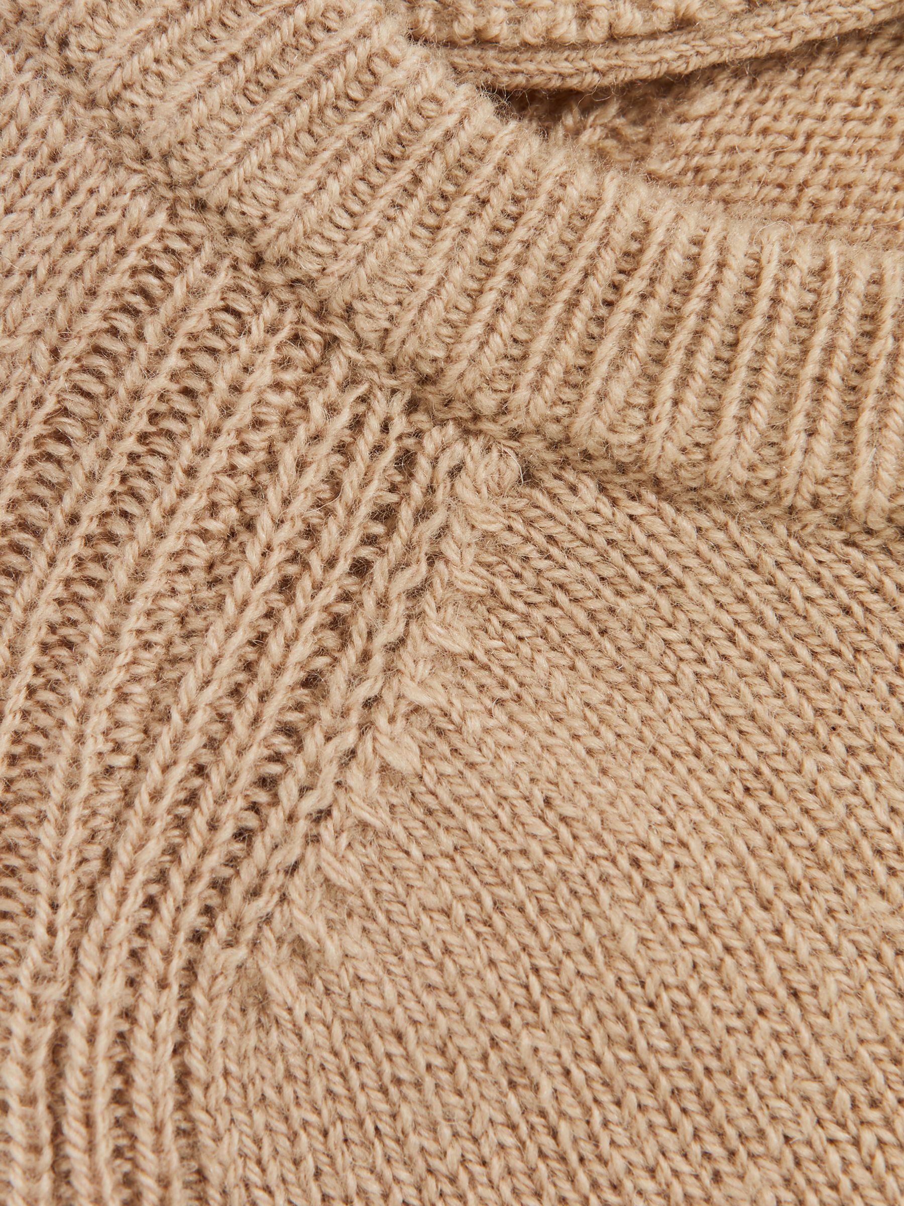 Wool Blend Crew Neck Jumper in Stone - Image 4 of 4