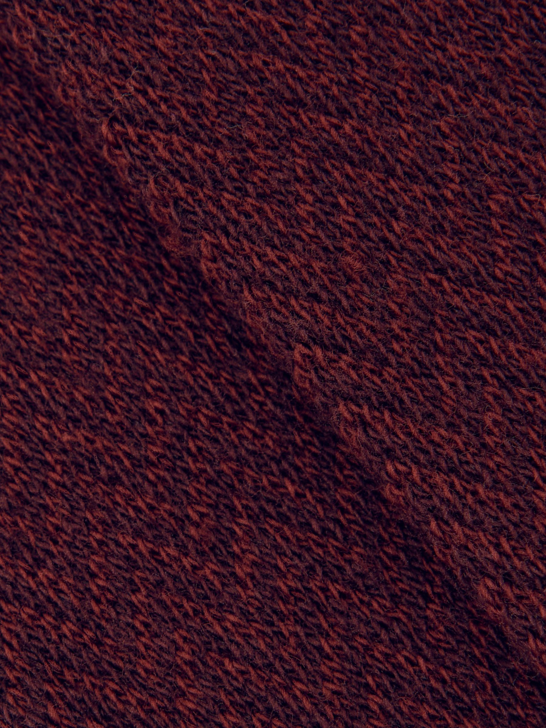 Cotton-Blend Herringbone Socks in Bordeaux - Image 3 of 3