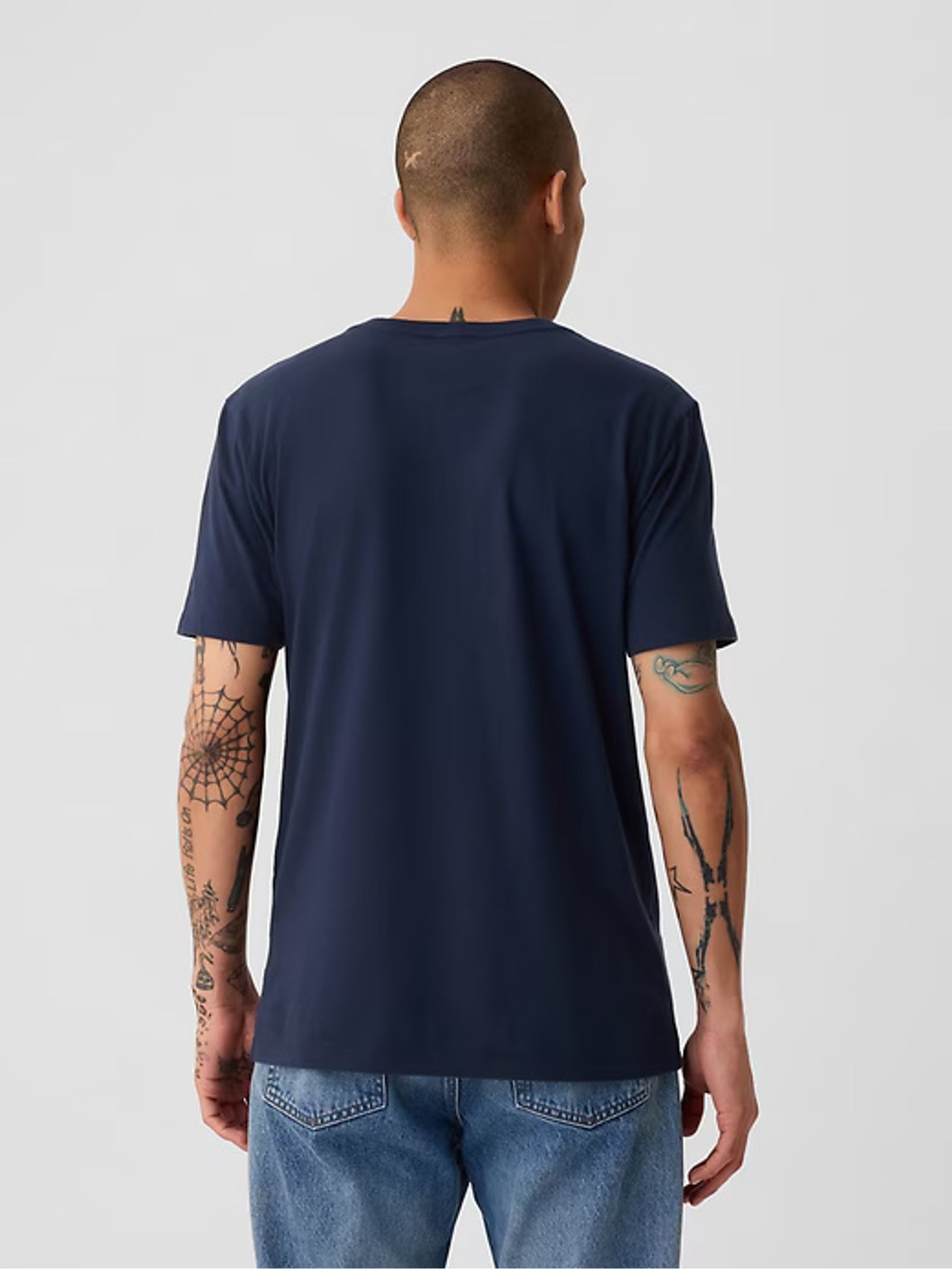 Navy Blue Classic T-Shirt - Image 2 of 4