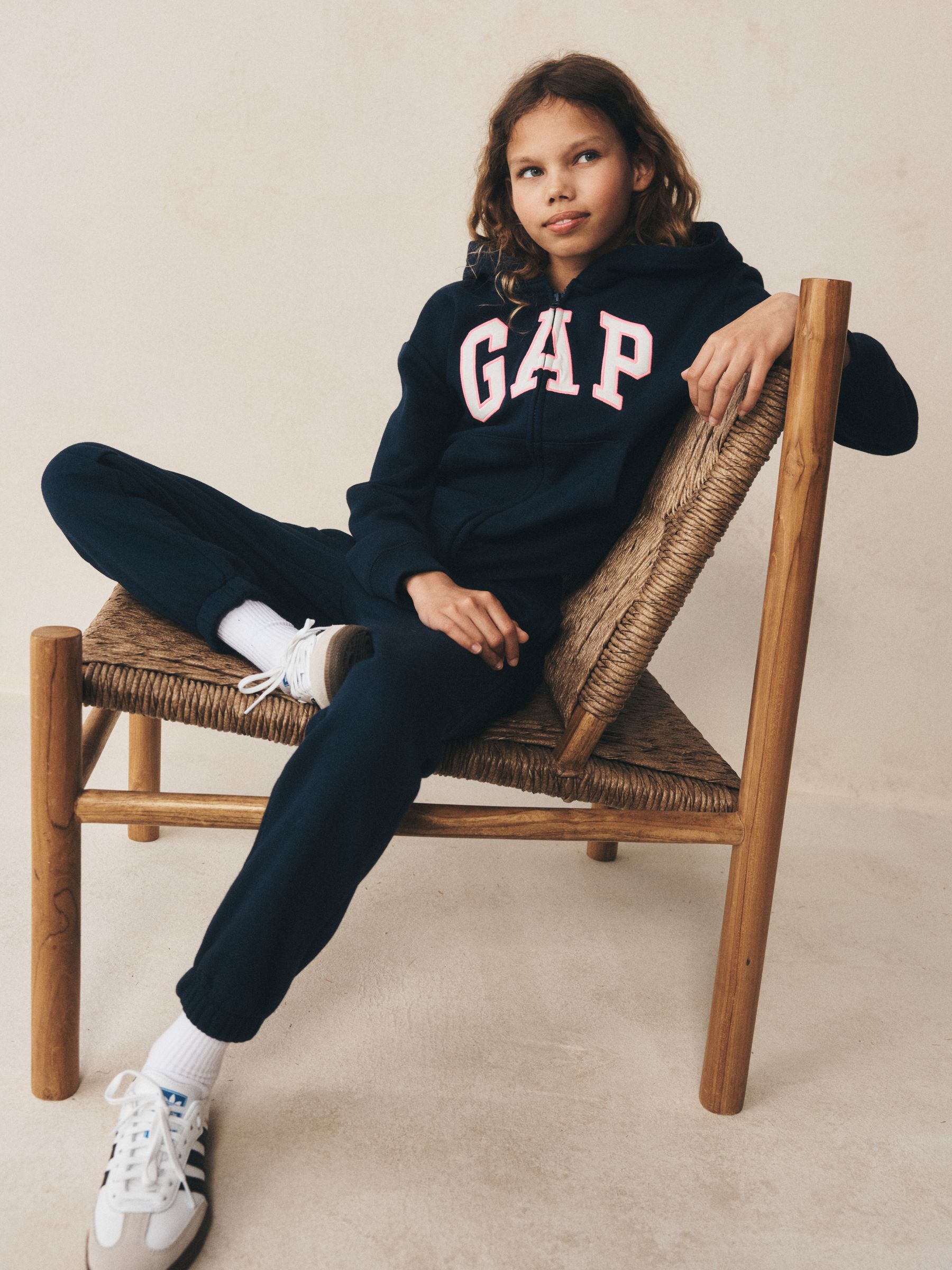 Navy Blue Logo Heritage Joggers - Image 4 of 7