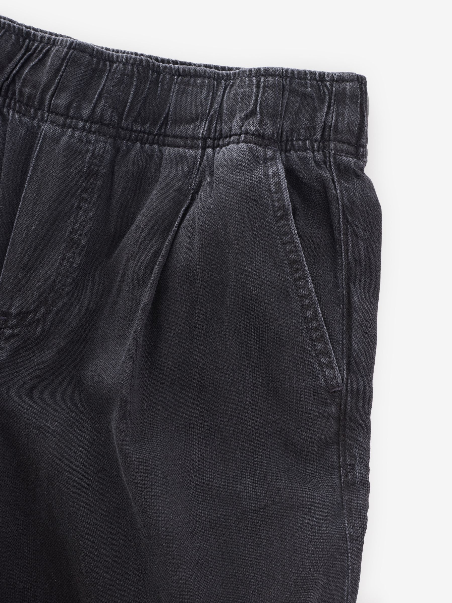 Black Mid Rise UltraSoft Easy Baggy Jeans - Image 6 of 7