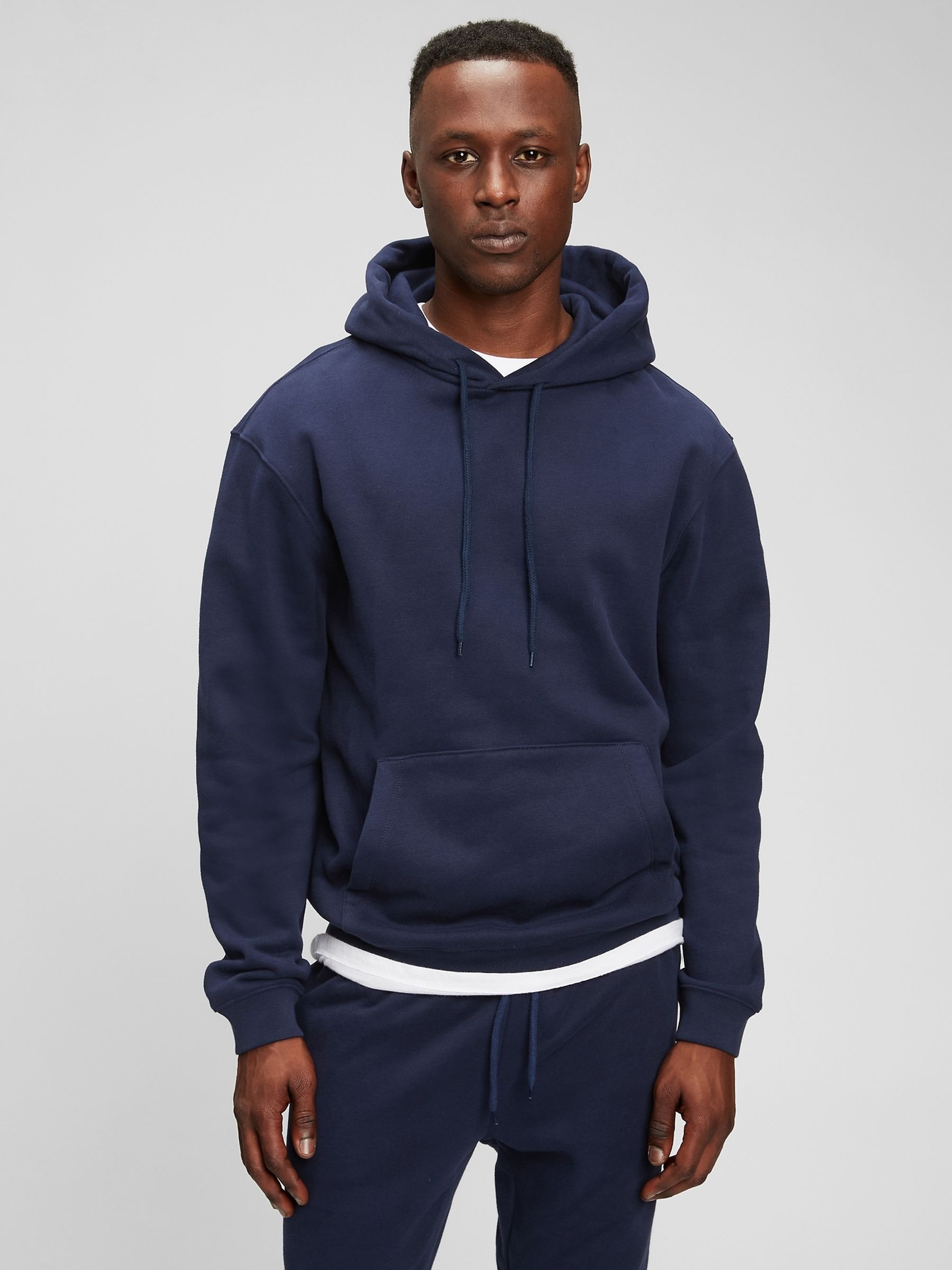 Navy Blue Vintage Soft Hoodie - Image 3 of 9