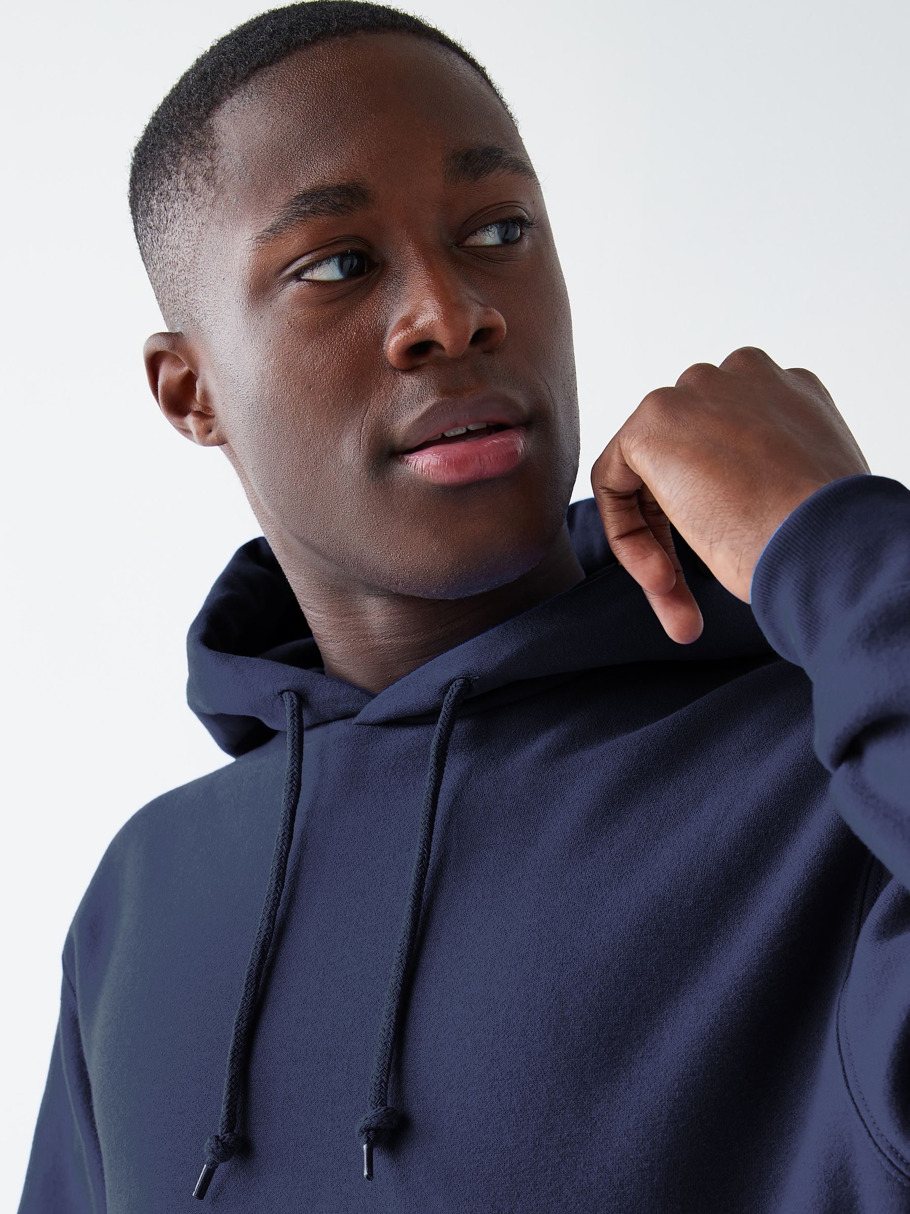 Navy Blue Vintage Soft Hoodie - Image 4 of 9