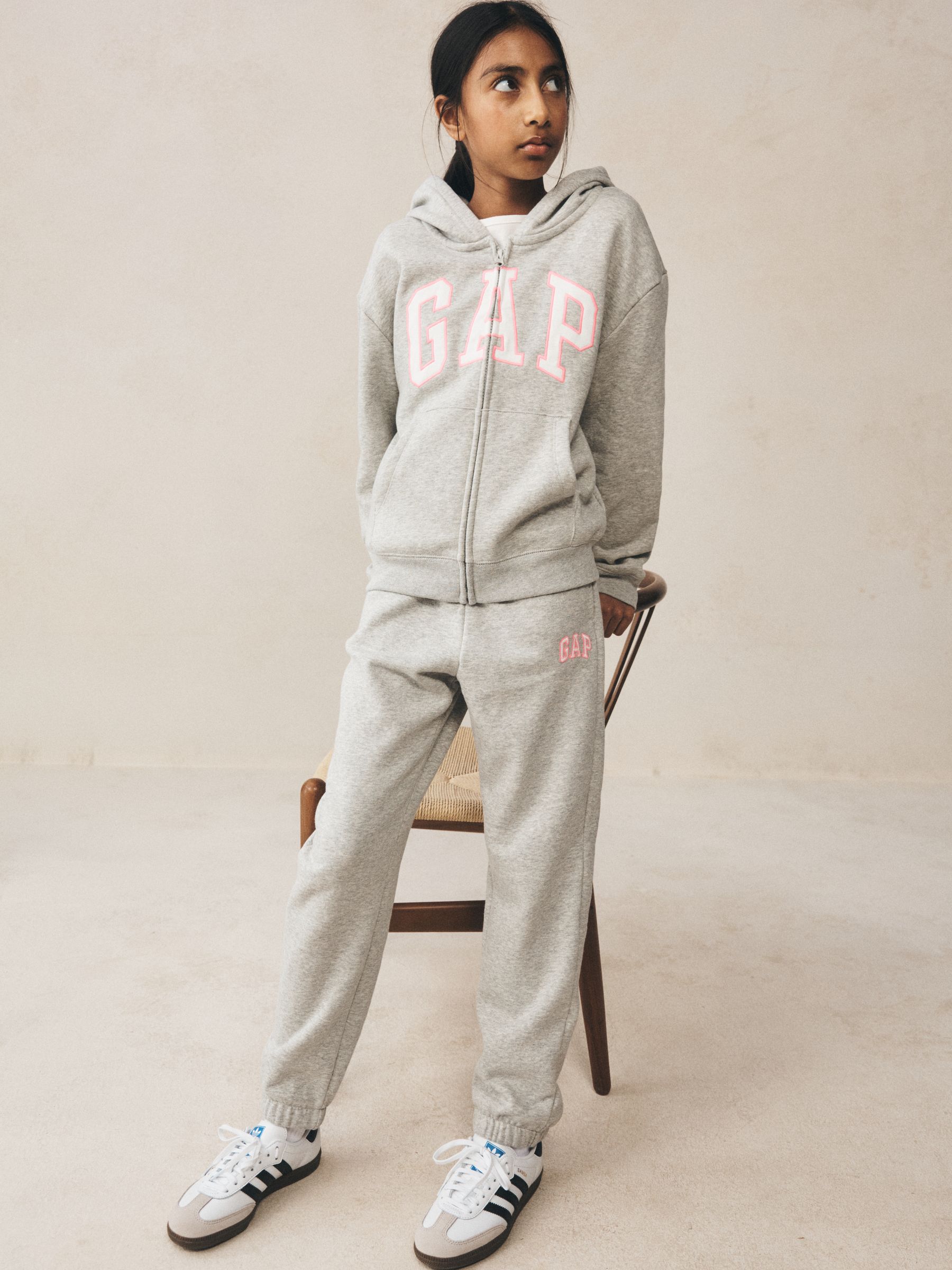 Grey Logo Heritage Joggers - Image 2 of 5